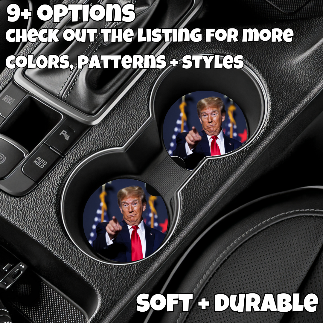 Donald Trump car coasters