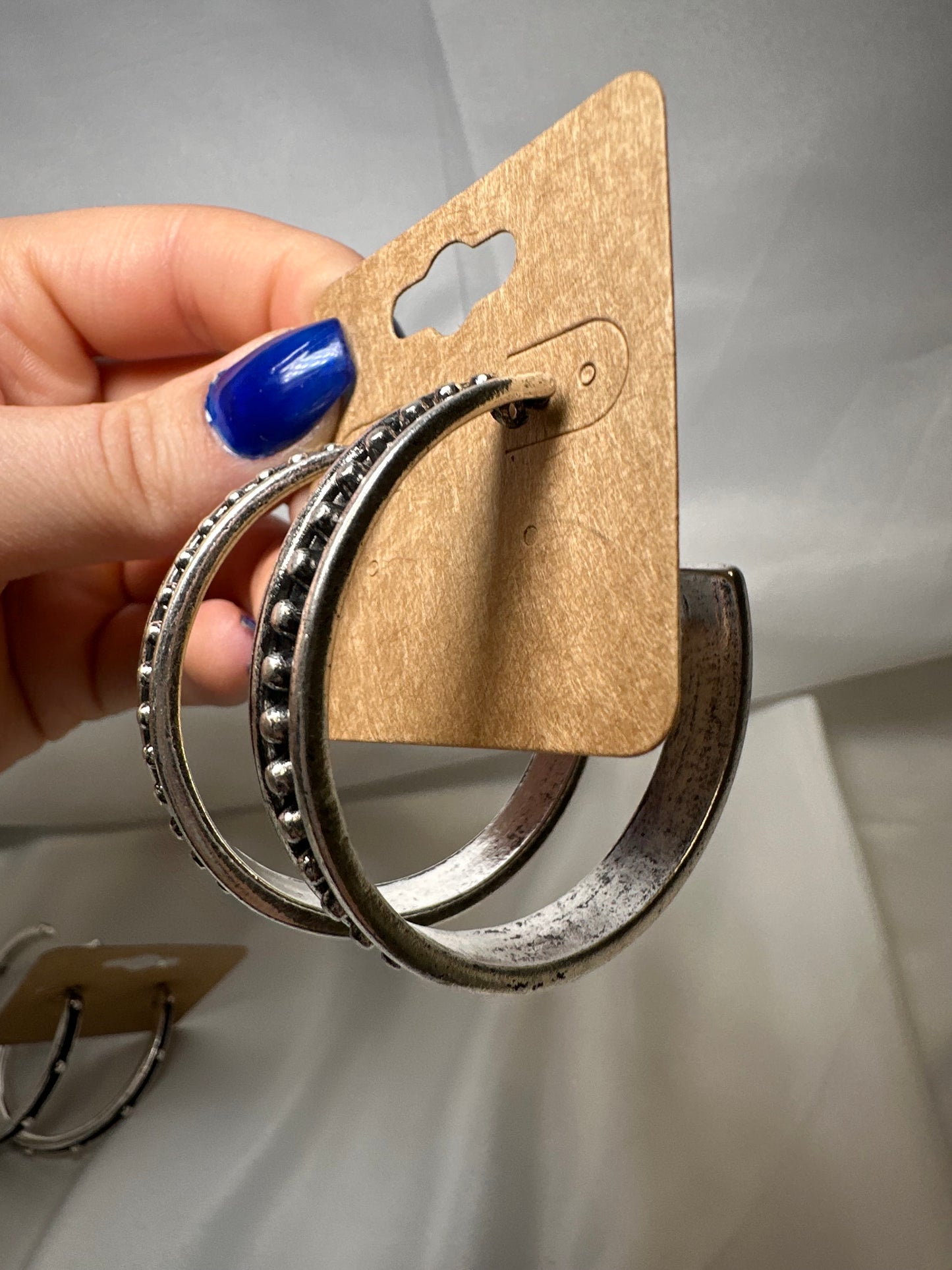 1.75″ Western Bubble Hoop Earrings