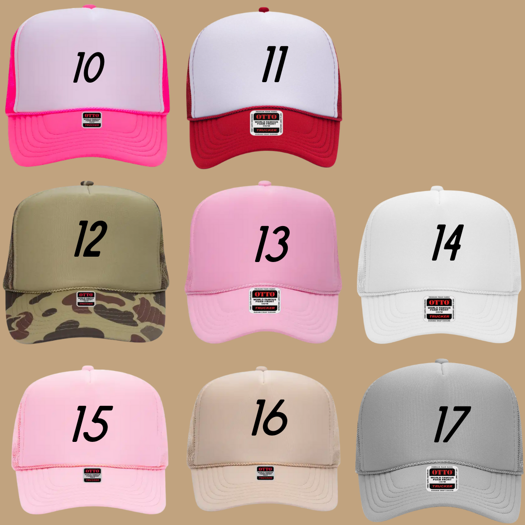 MAMA BRIGHT TRUCKER HAT *17 COLORS