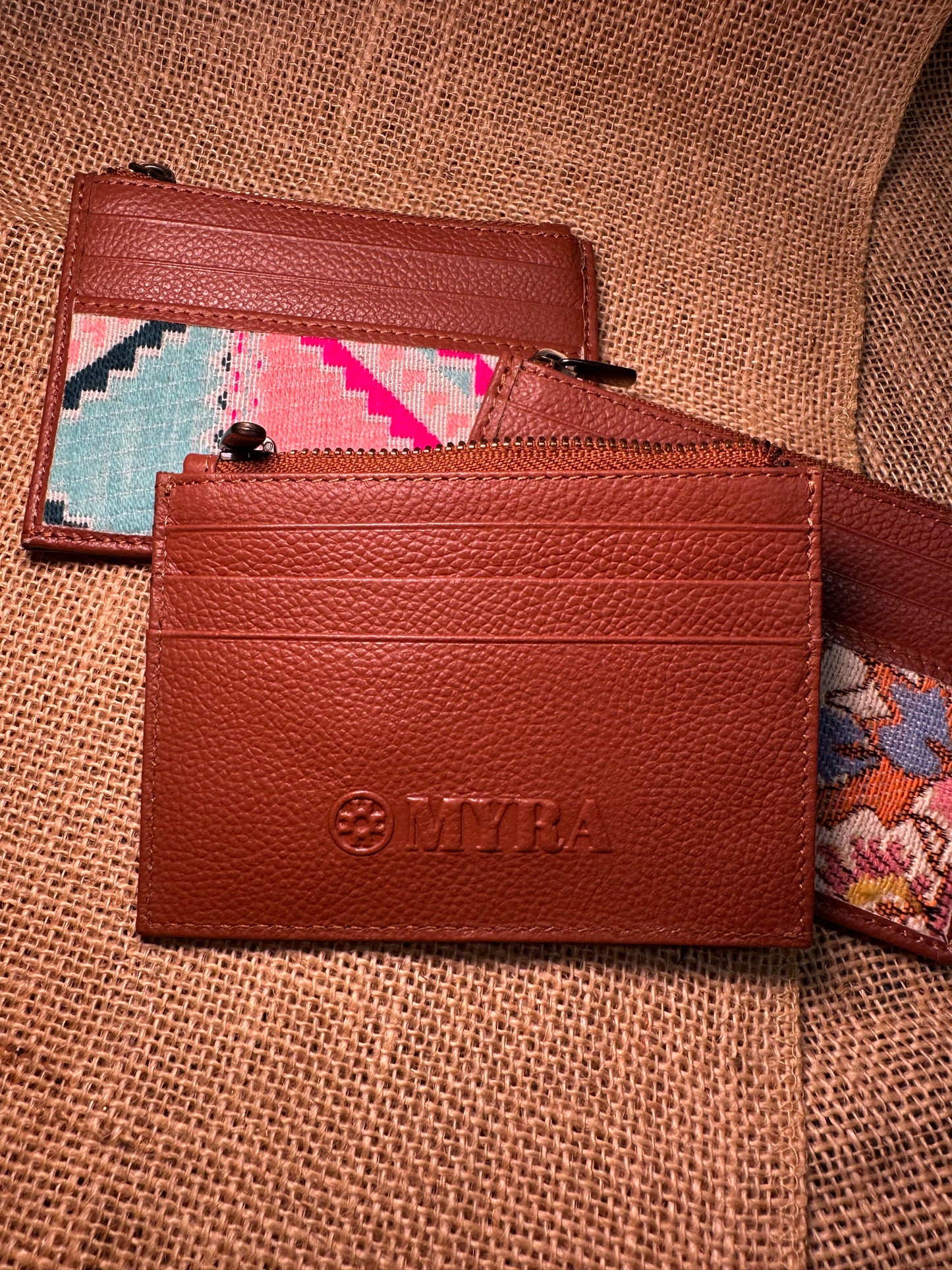 Pastel Desert Sunrise Credit Card Holder