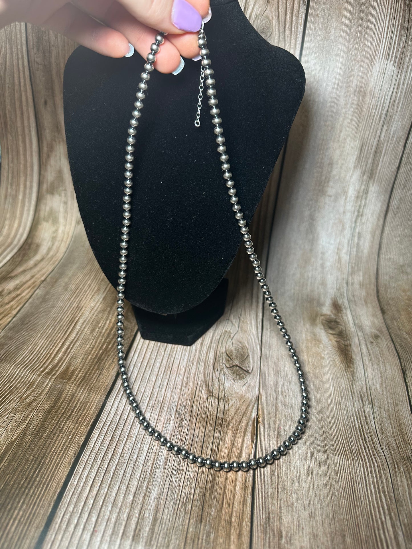 5mm Build Your Own Sterling Silver Pearls Necklace 14"-24"