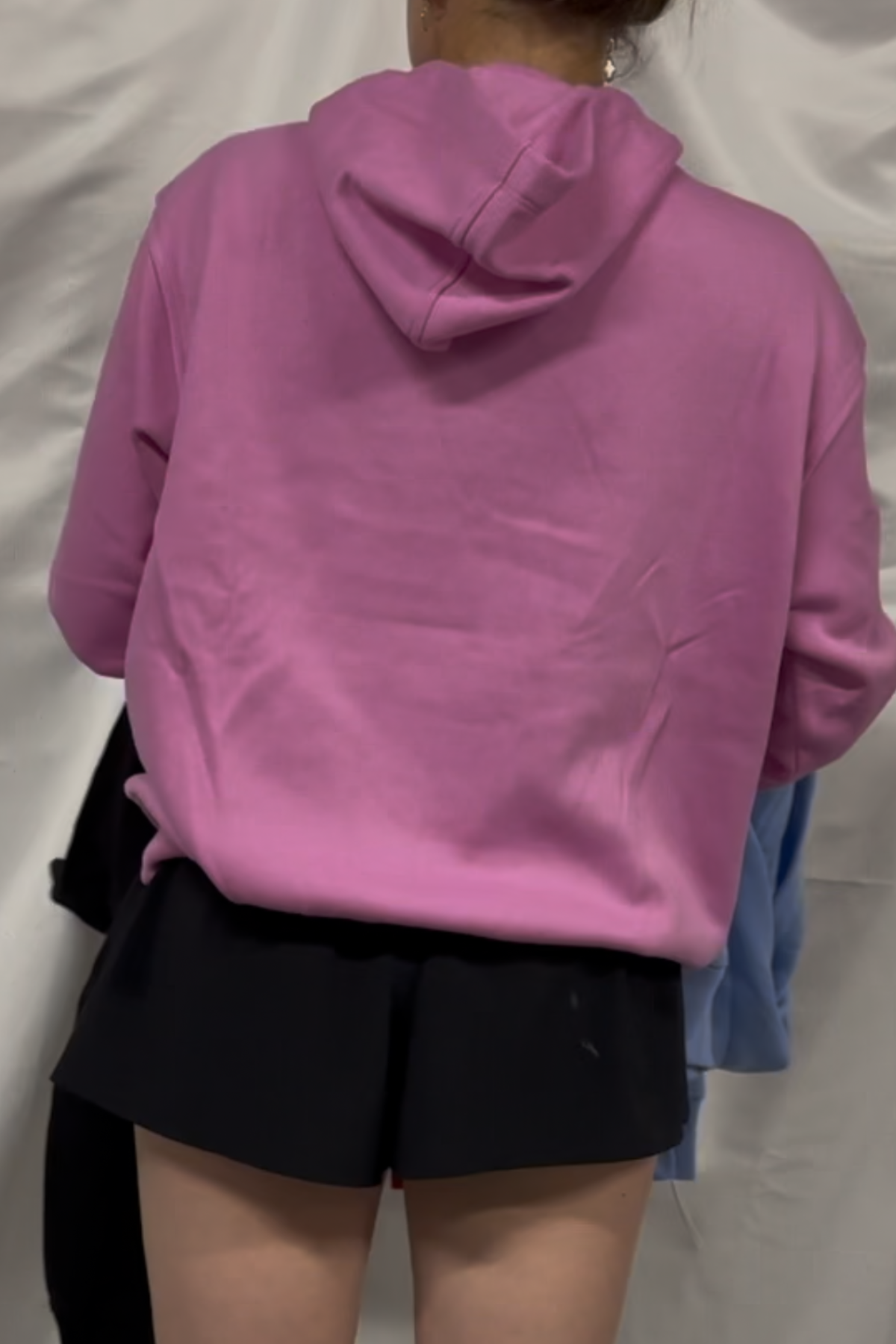 Fleece kangaroo pocket hoodie