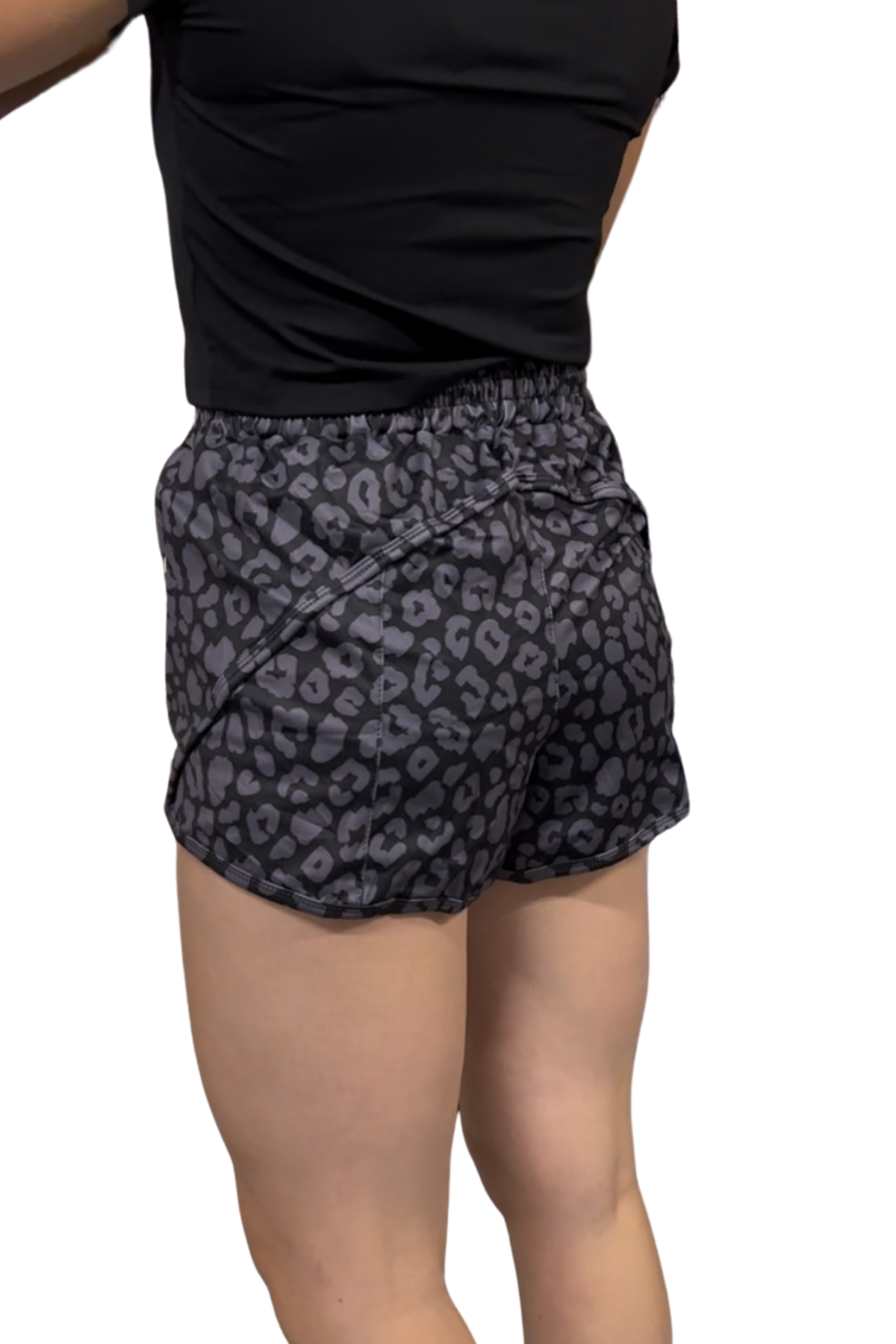 Western Camo Leopard Yoga Shorts