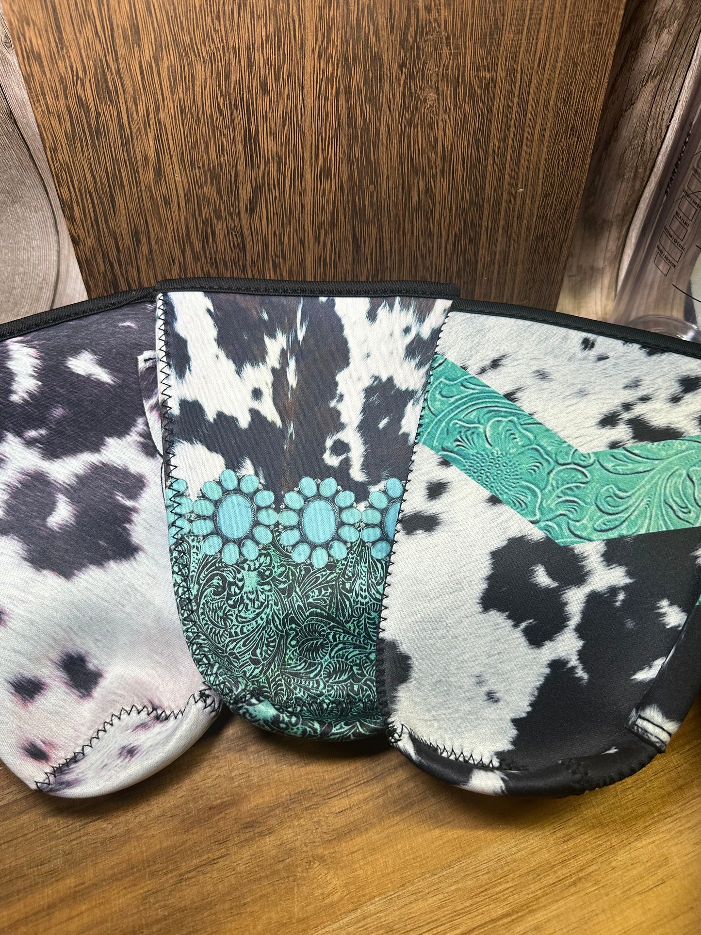 Cow Print Cup Cover