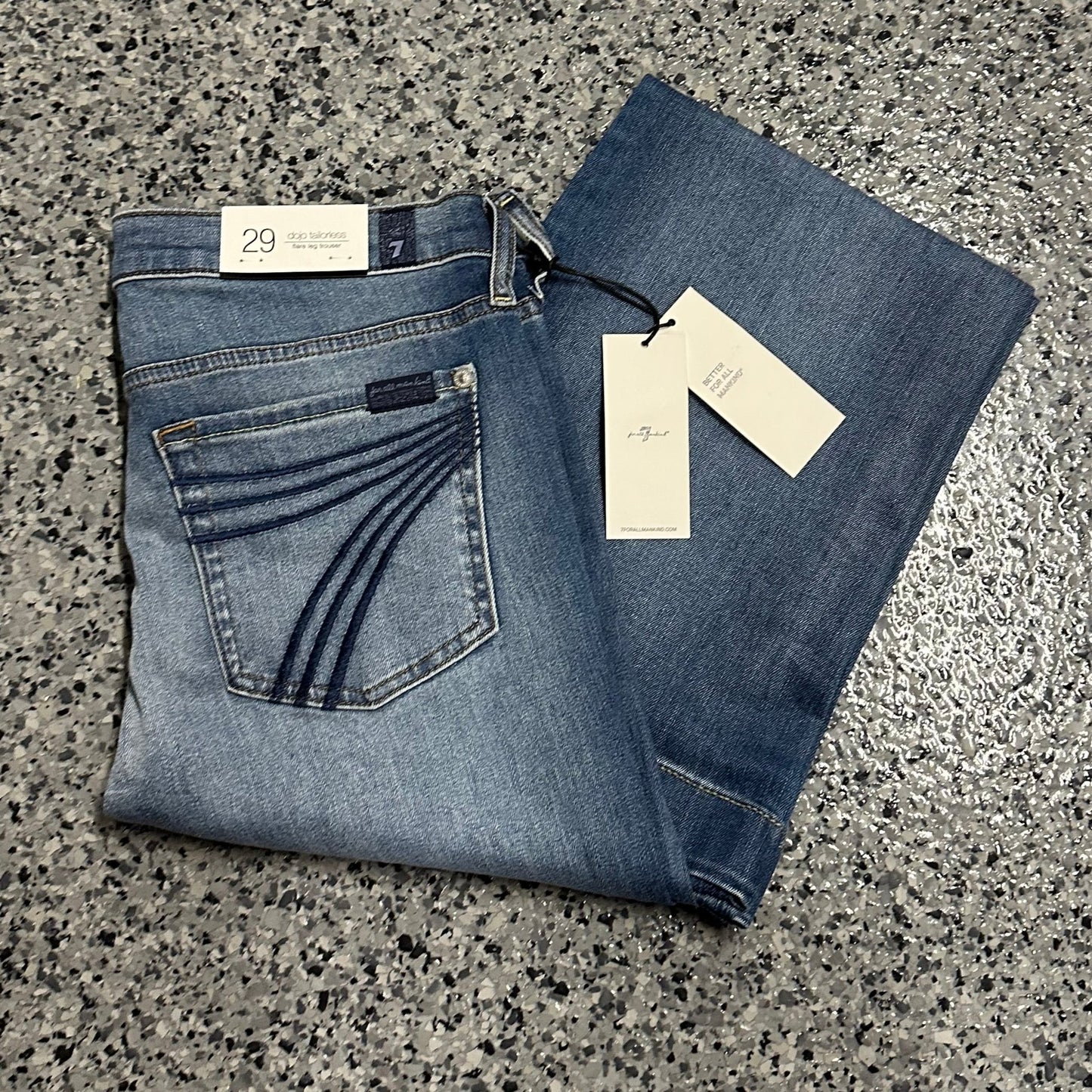 7 FOR ALL MANKIND DOJO JEANS 36"  - DLU