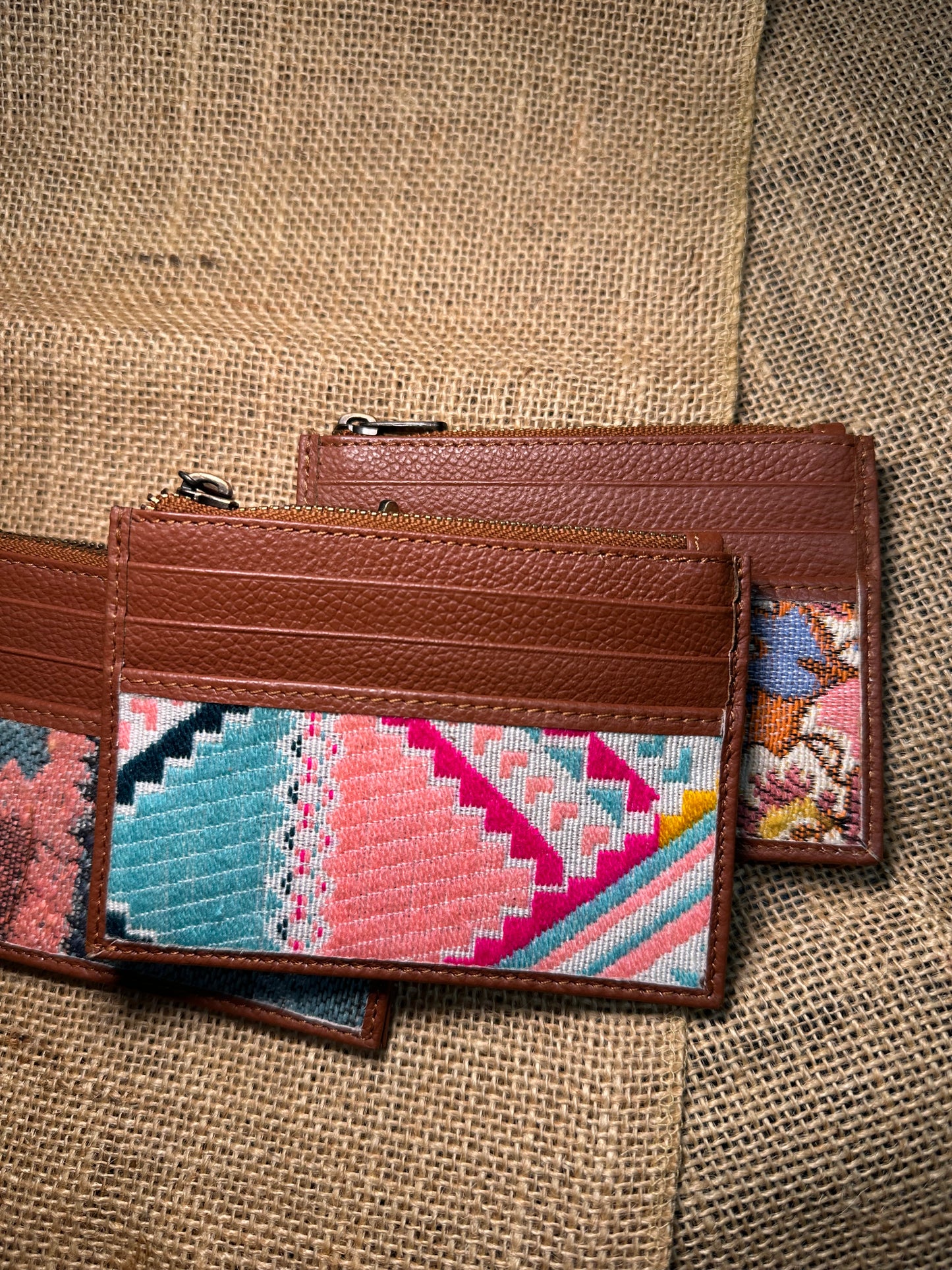 Pastel Desert Sunrise Credit Card Holder