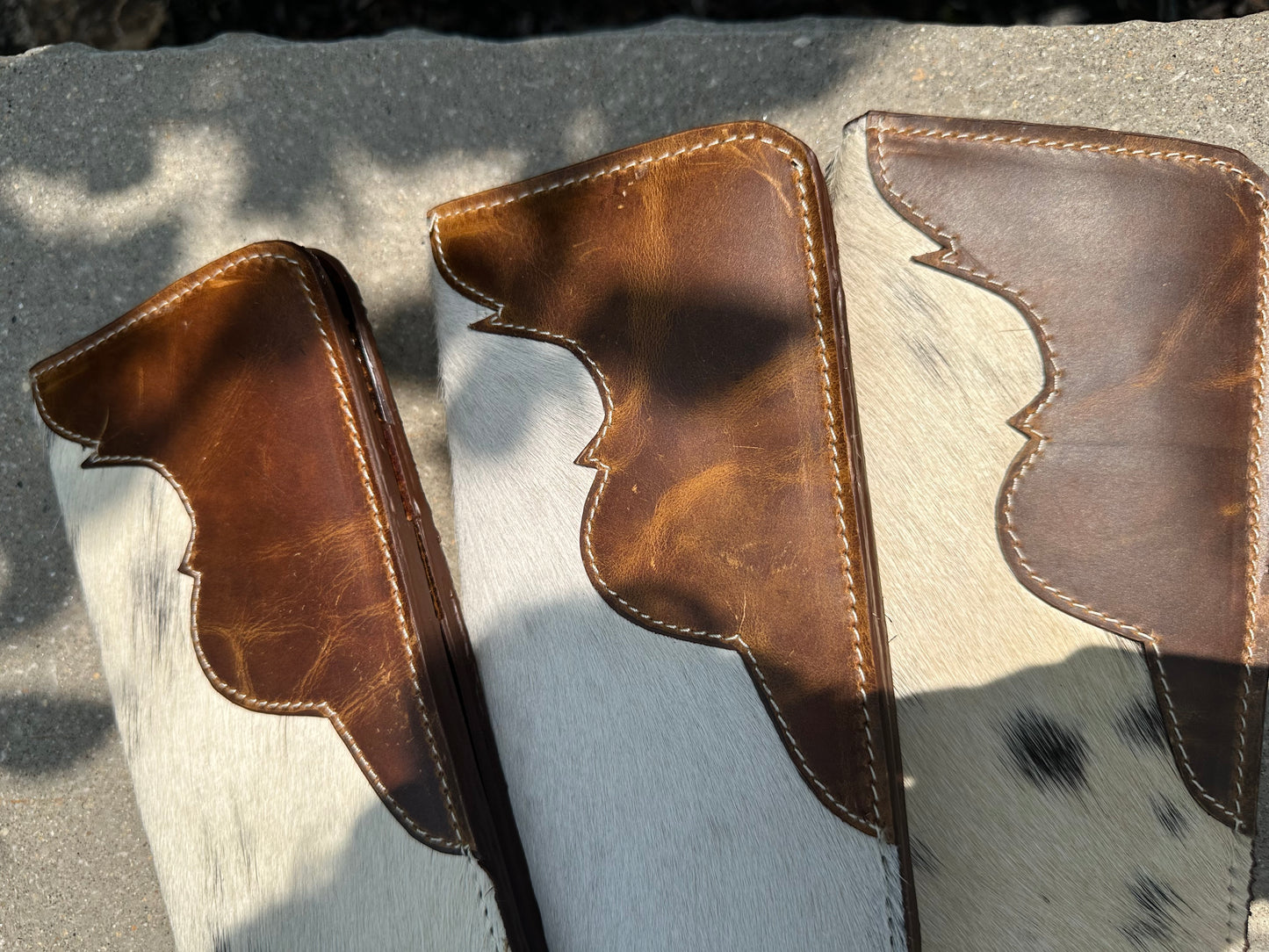 Cowhide Leather Slim Long Wallet for Men's Genuine Leather Wallets