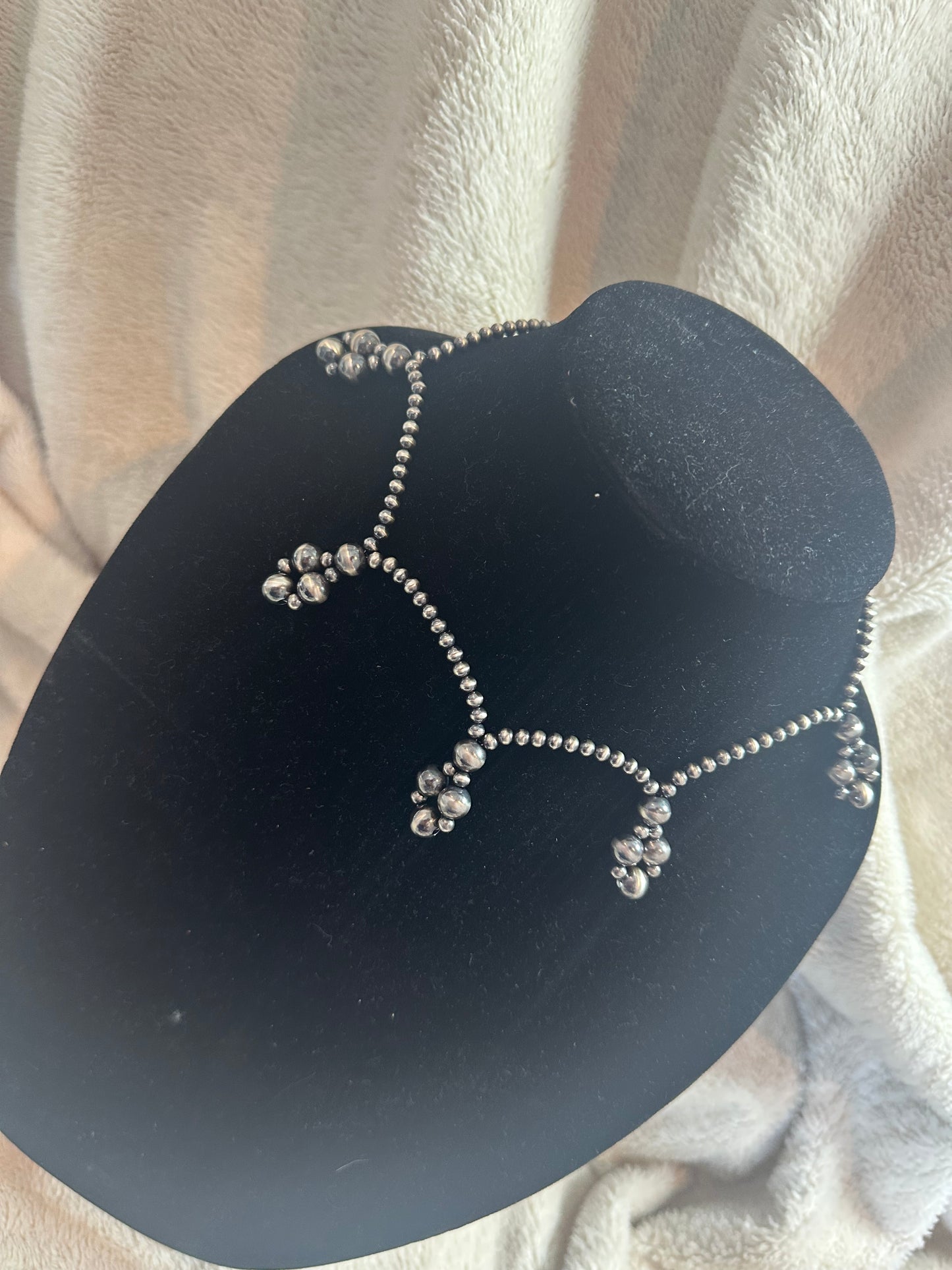 4-8mm navajo pearl clover choker necklace