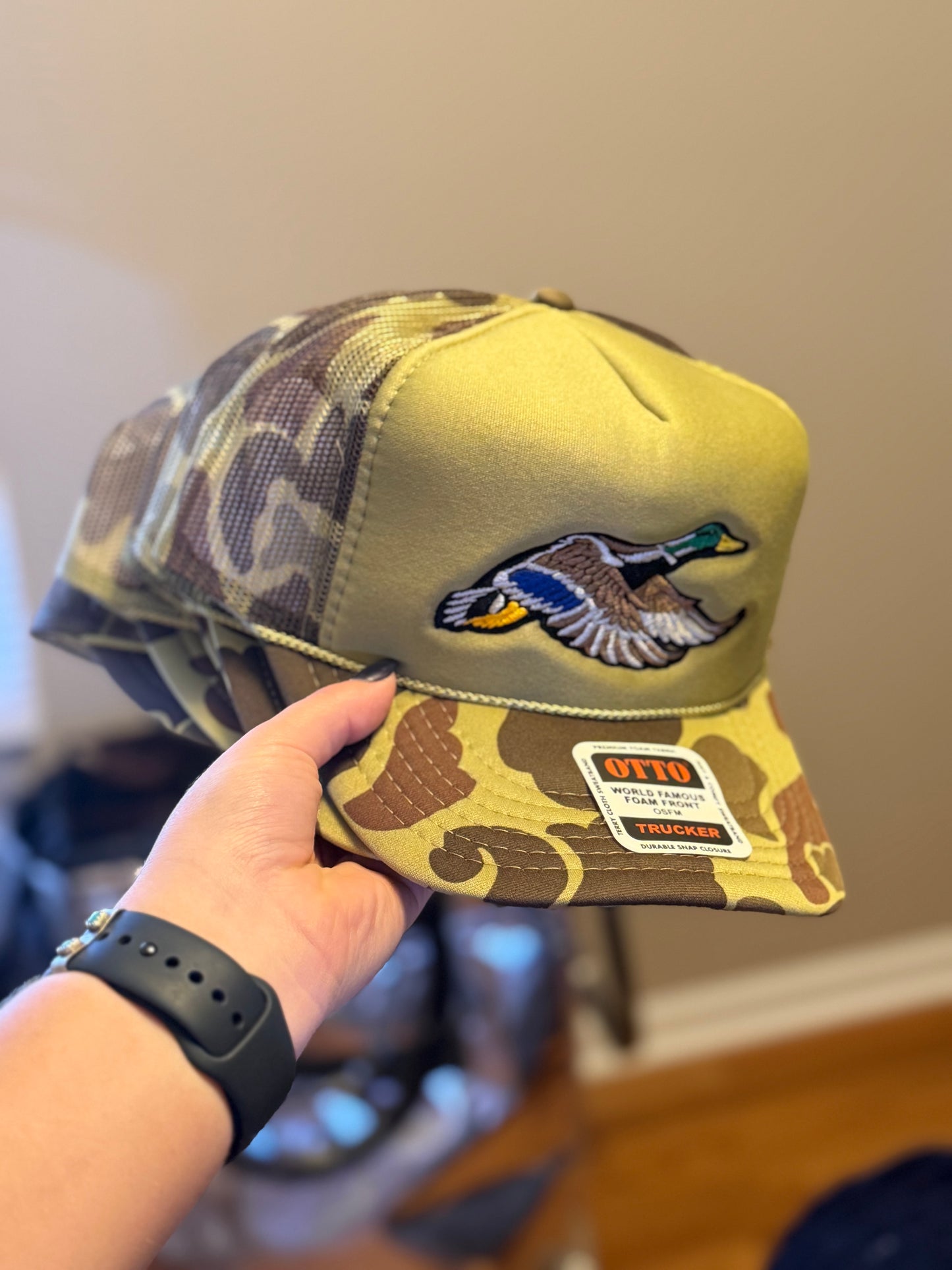 Mallard Duck Camo Foam Hat