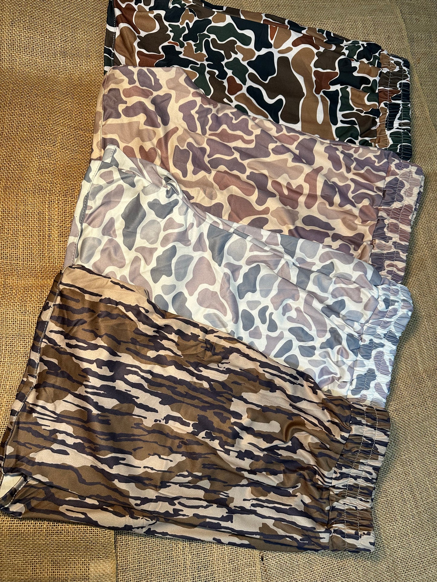 5 Colors Adult Women Summer Camo Bottoms Shorts