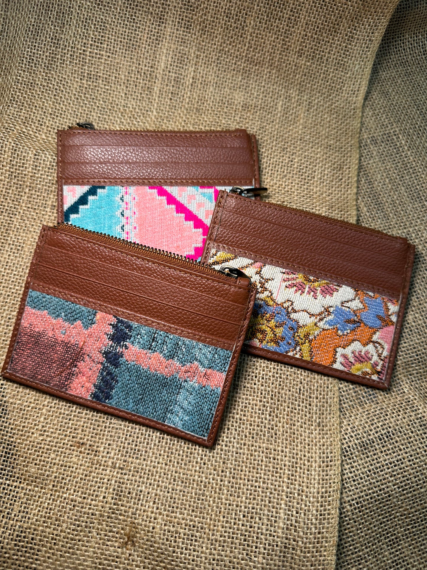 Pastel Desert Sunrise Credit Card Holder