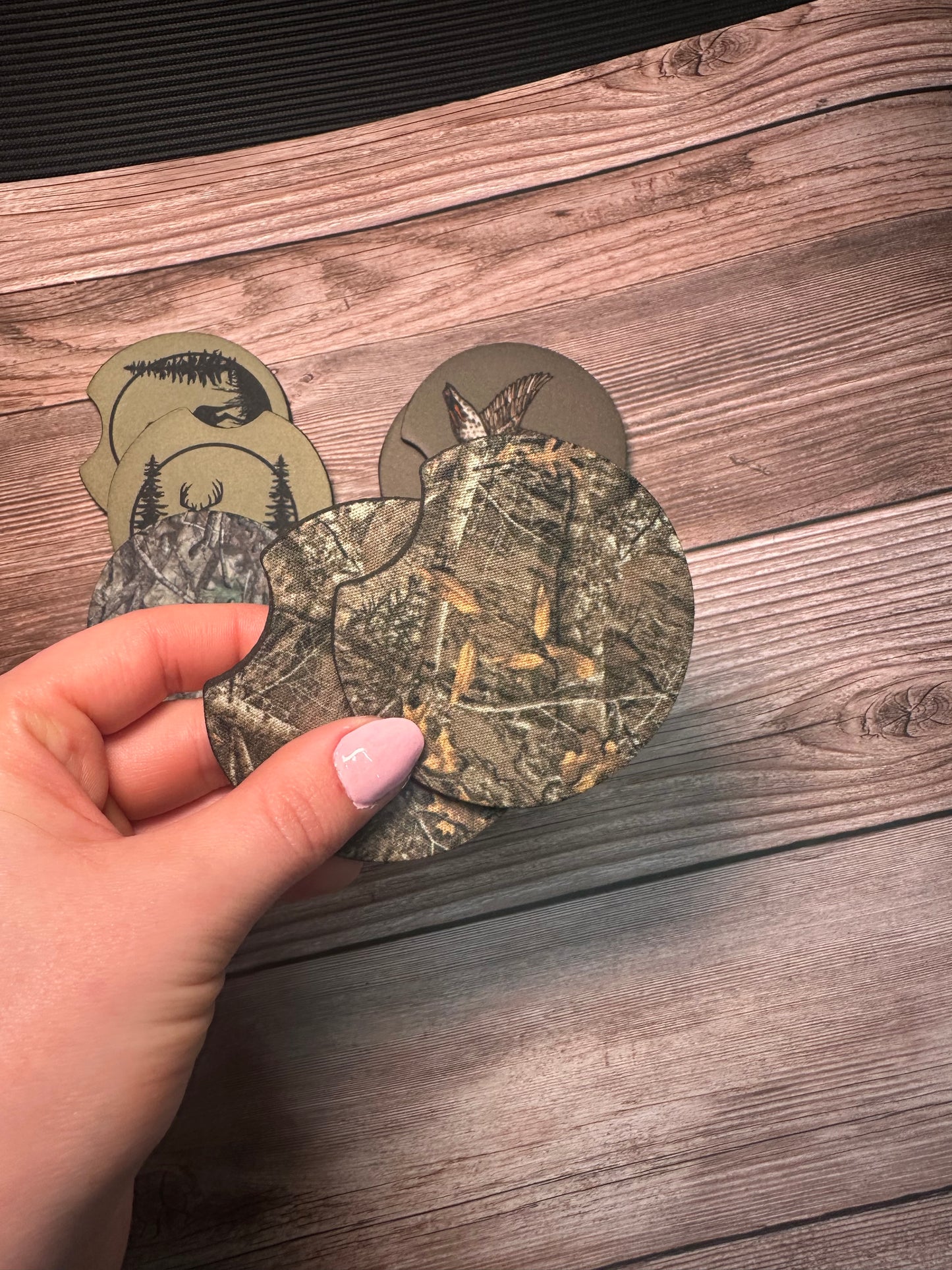 Camo//Hunting//Fishing Car Coasters