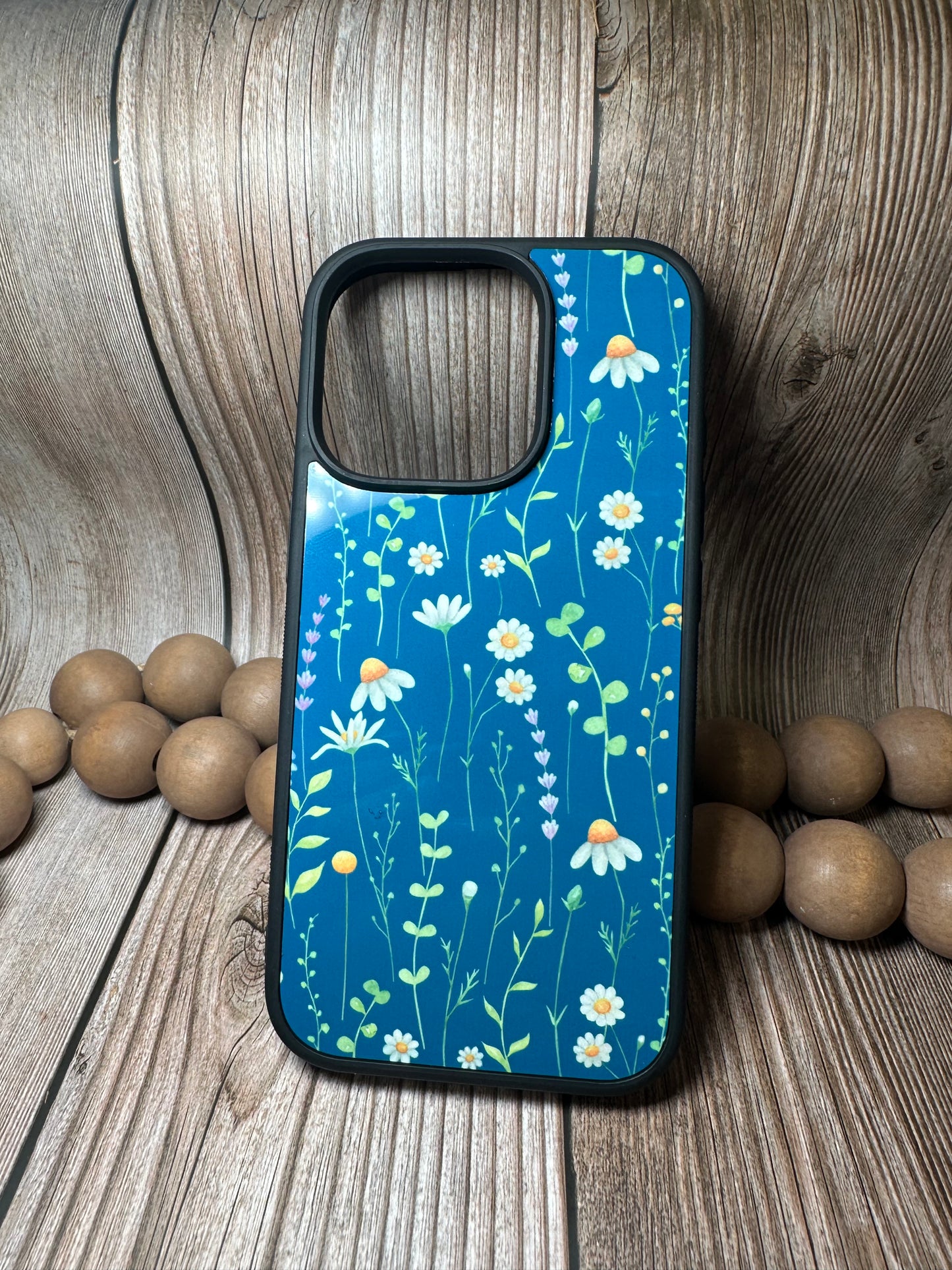 Floral Design pressed phone case *6OPTIONS *15SIZES
