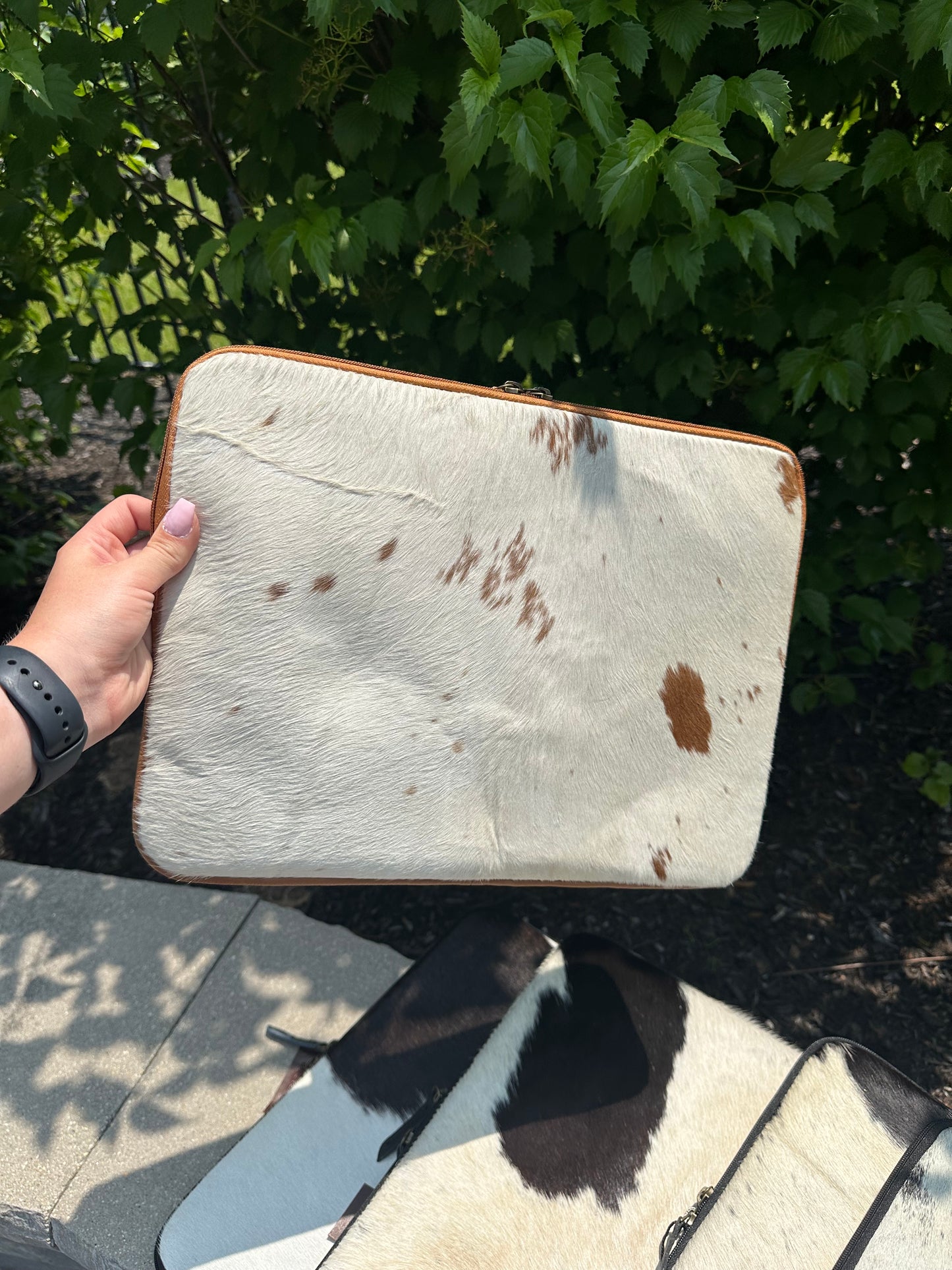Cowhide Leather Laptop Sleeve Bags