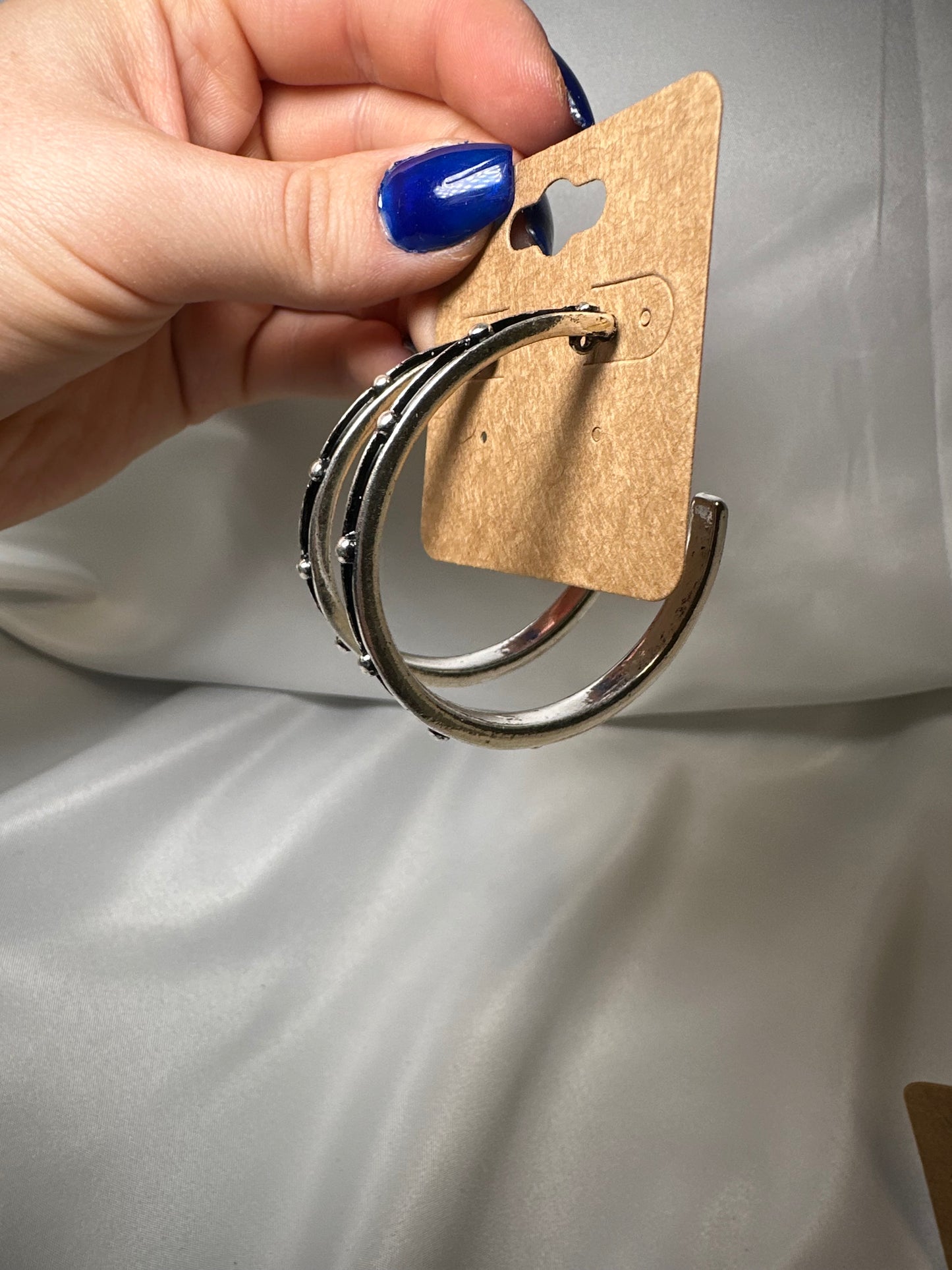 1.75″ Western Bubble Hoop Earrings