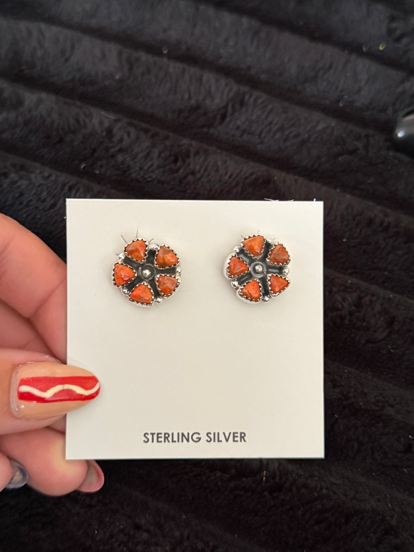 Hada Collection Apple Coral Earrings