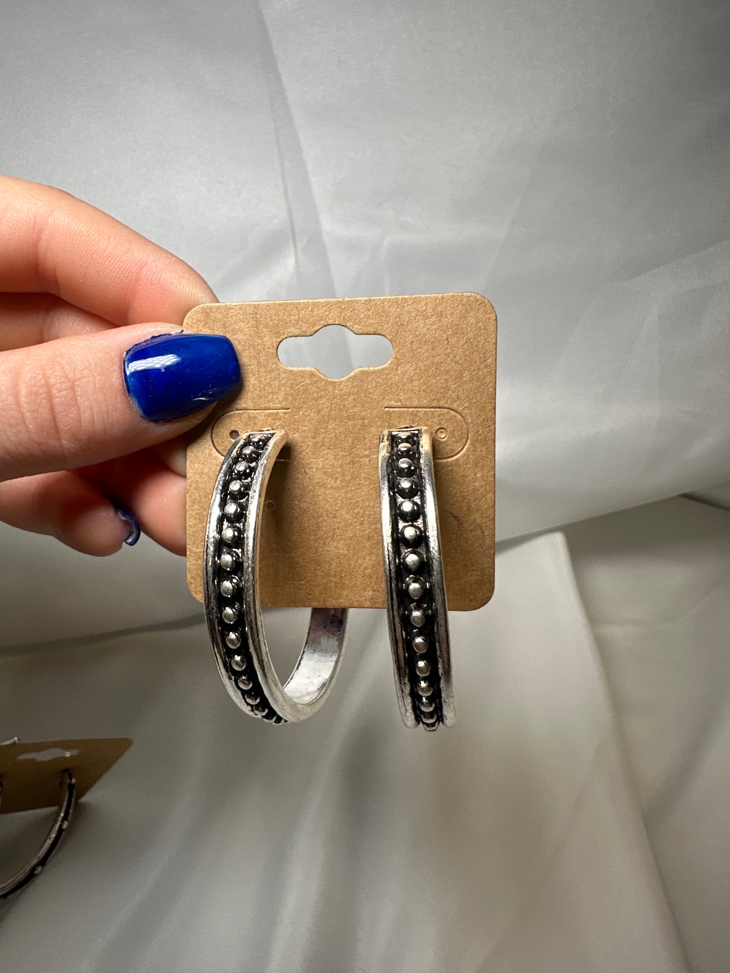 1.75″ Western Bubble Hoop Earrings