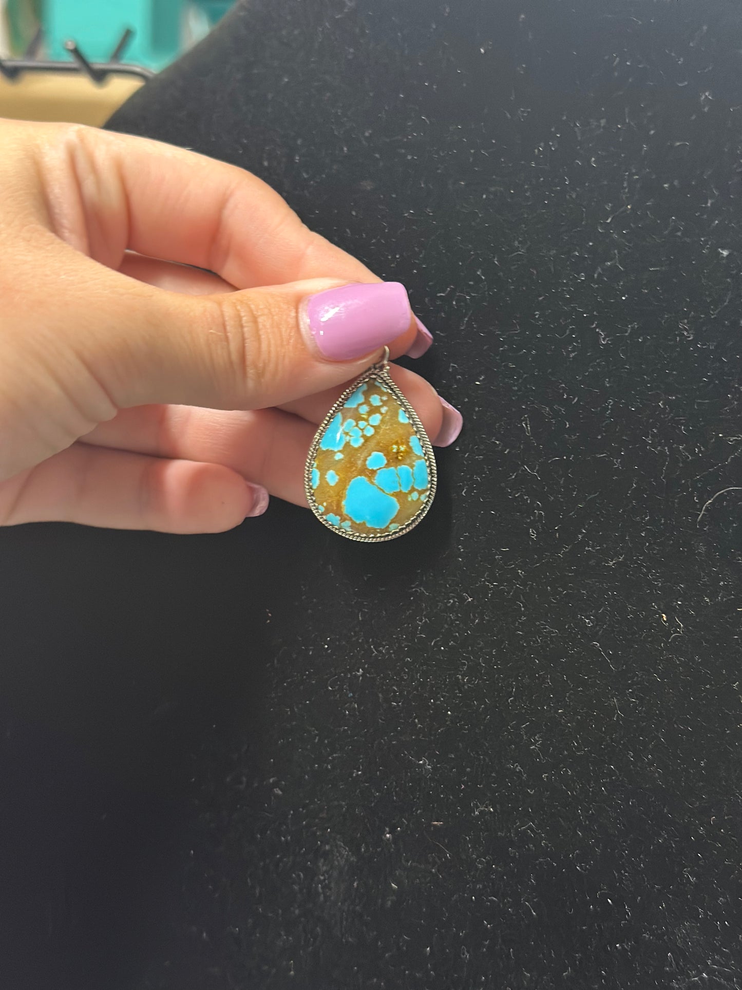 Turquoise Slab Pendants