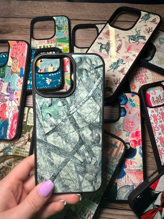 Hunting // fishing pressed phone case *6OPTIONS *15SIZES