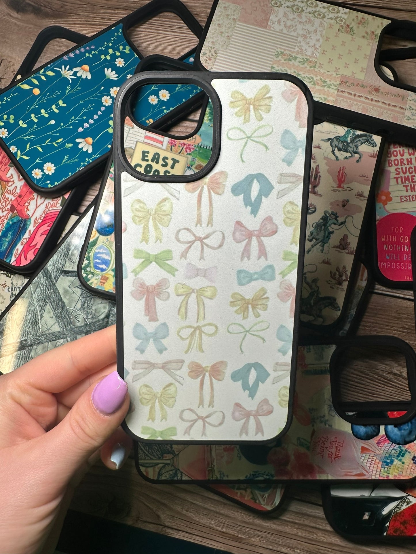 Classy Aesthetic pressed phone case *6OPTIONS *15SIZES