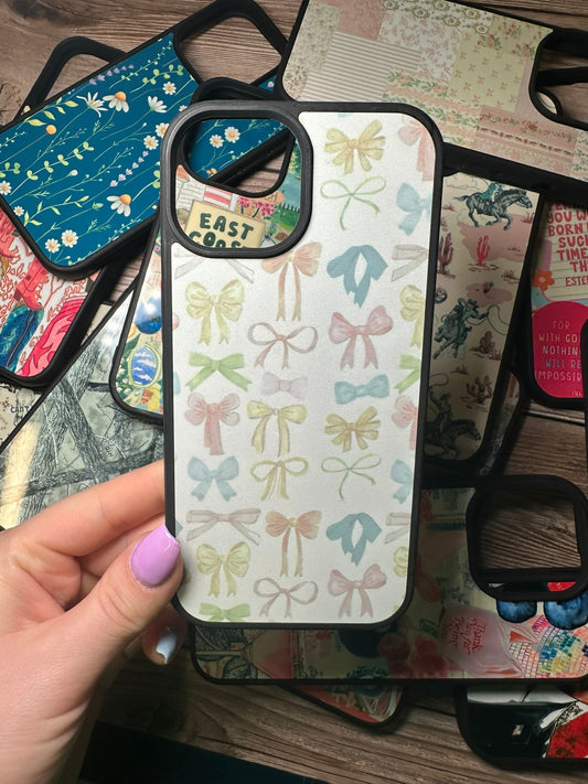 Classy Aesthetic pressed phone case *6OPTIONS *15SIZES