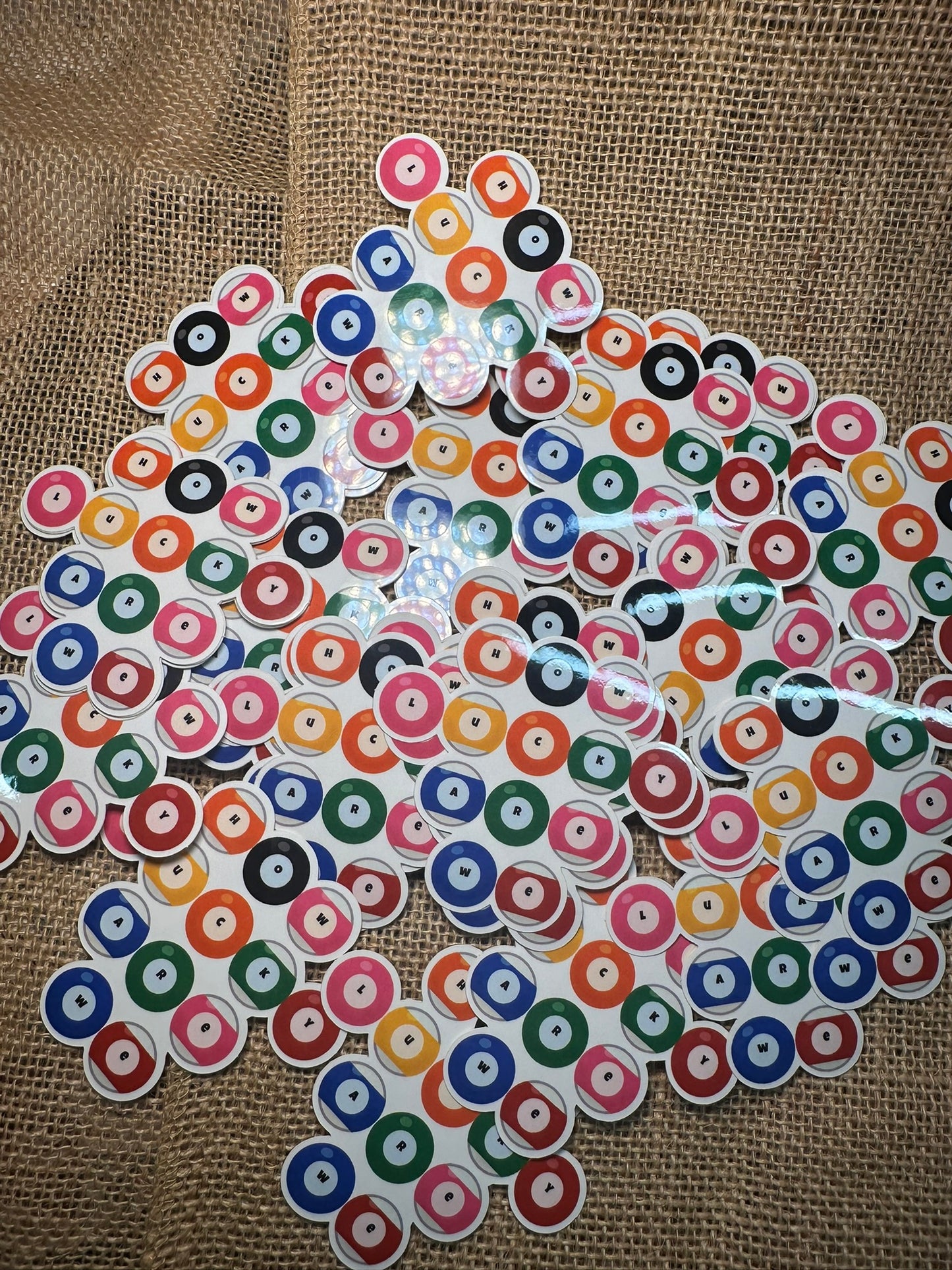 How Lucky Are We Sticker