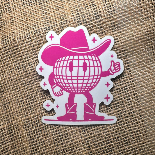 DISCO COWBOY STICKER