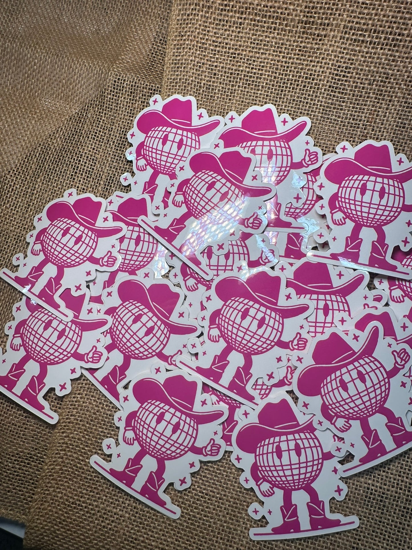 DISCO COWBOY STICKER