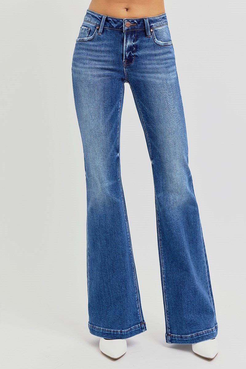 Low rise flare jeans - RDP5852