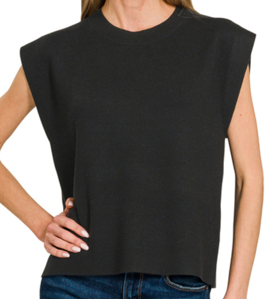 Viscose sweater vest