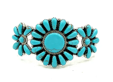 Navajo Handmade Turquoise Bracelet - Rose Williams
