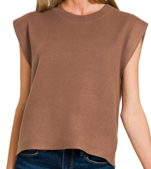 Viscose sweater vest