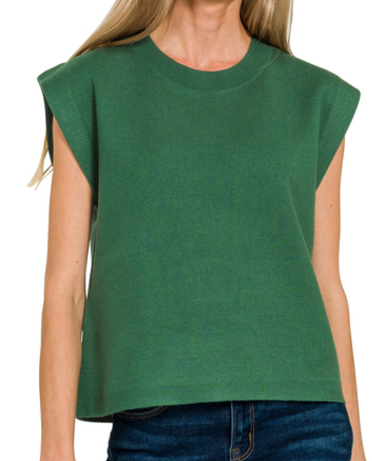 Viscose sweater vest