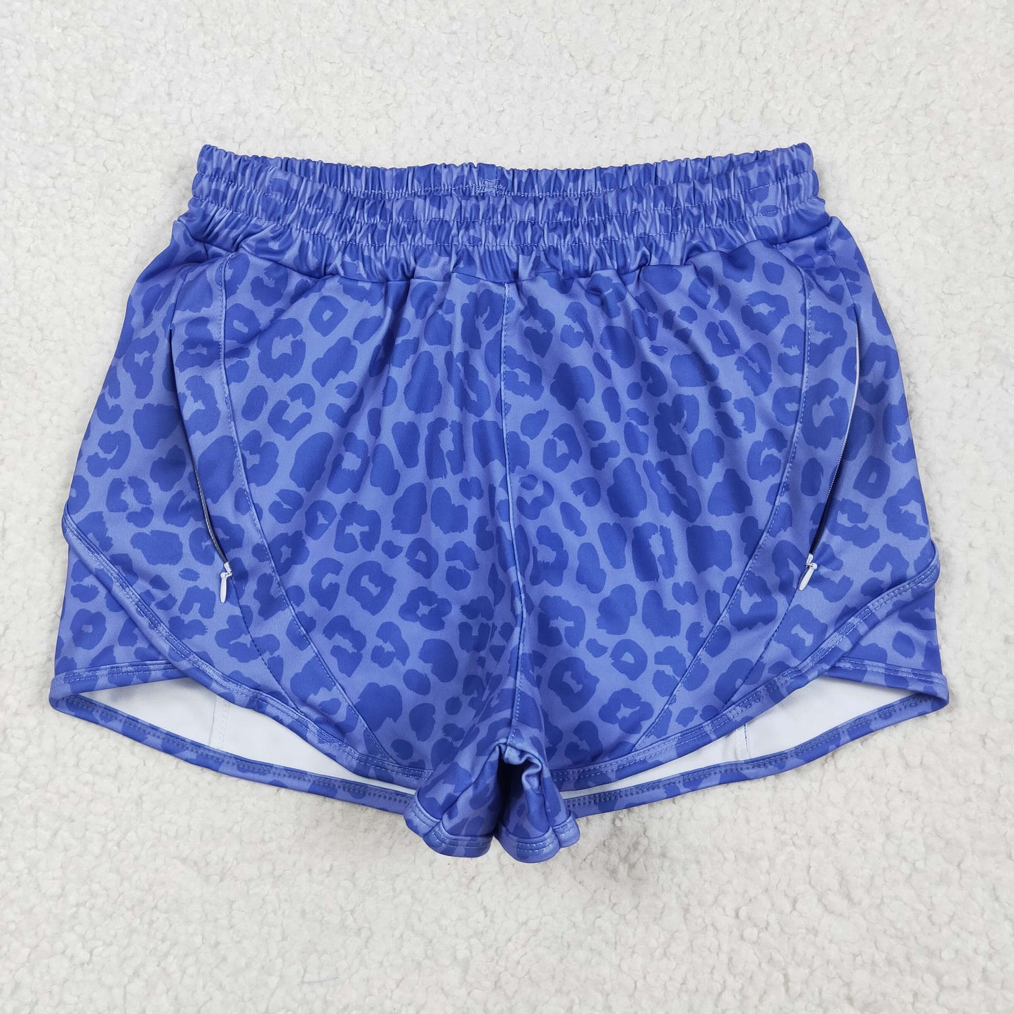 Western Camo Leopard Yoga Shorts