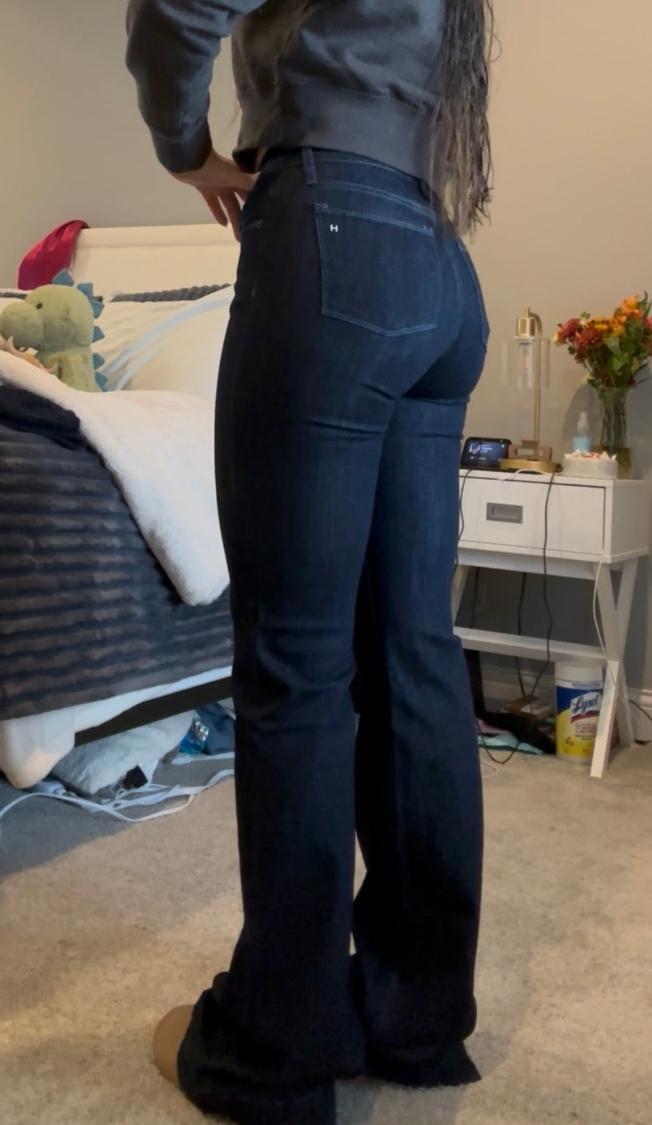 BELLA : Trouser Flare (Midnight) Dusk Blue Haala Denim