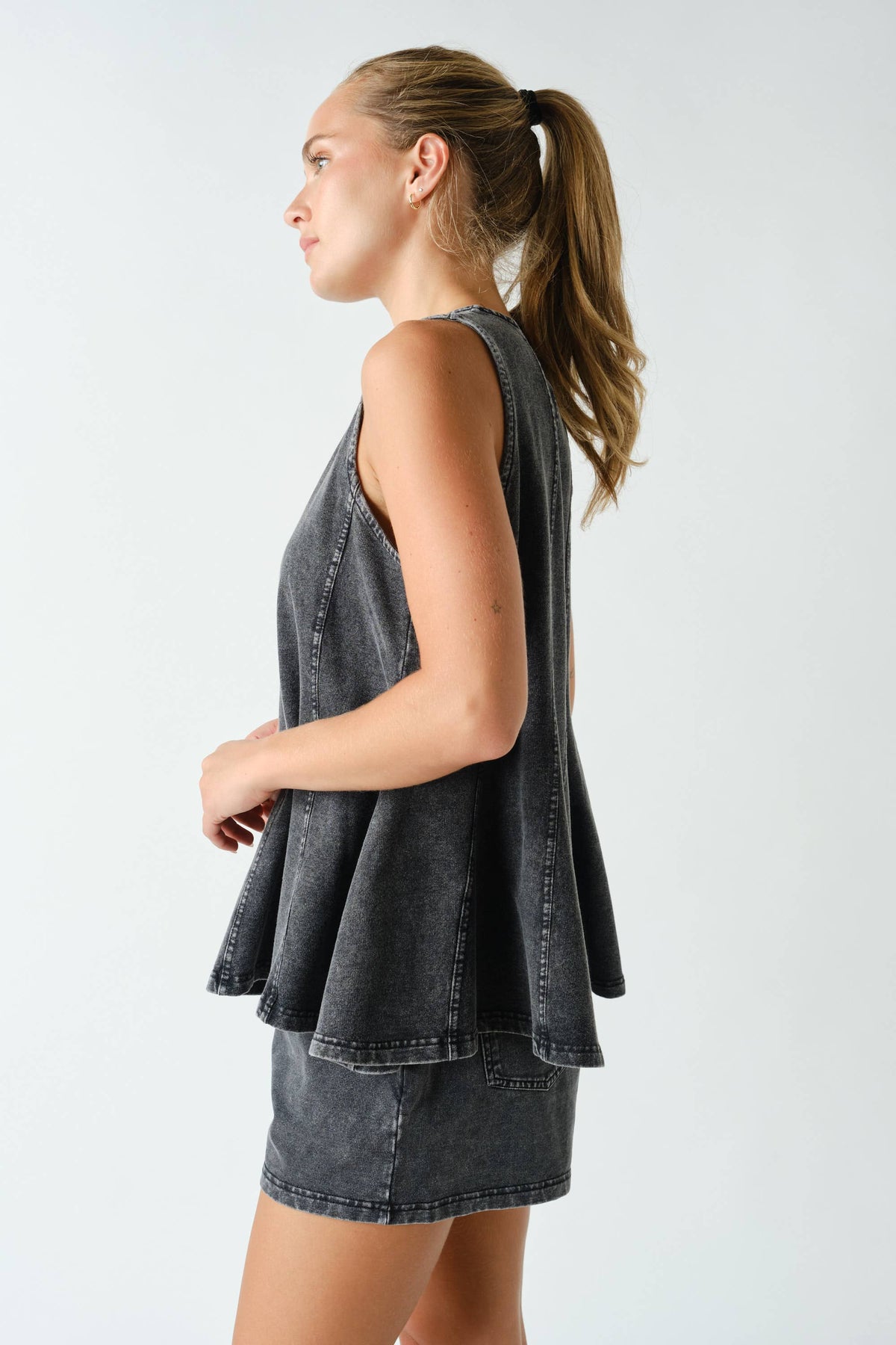 Monterey Soft-Wash Stretch-Denim Leisure Set