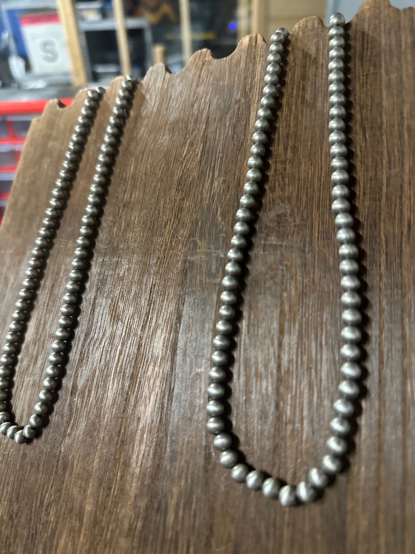 Western 6mm Navajo Style Pearl Necklace