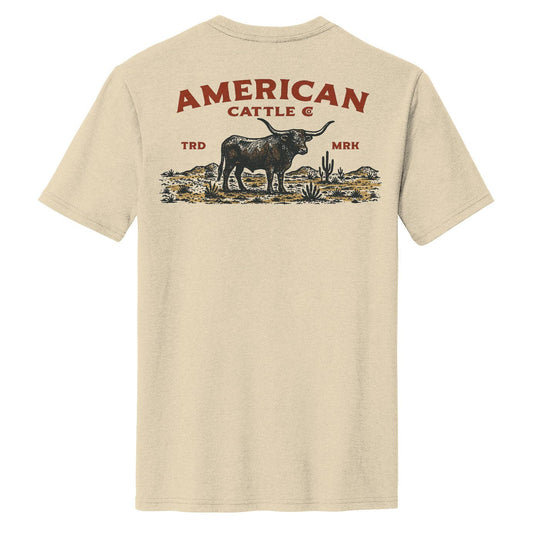 Desert Longhorn Mens Tee