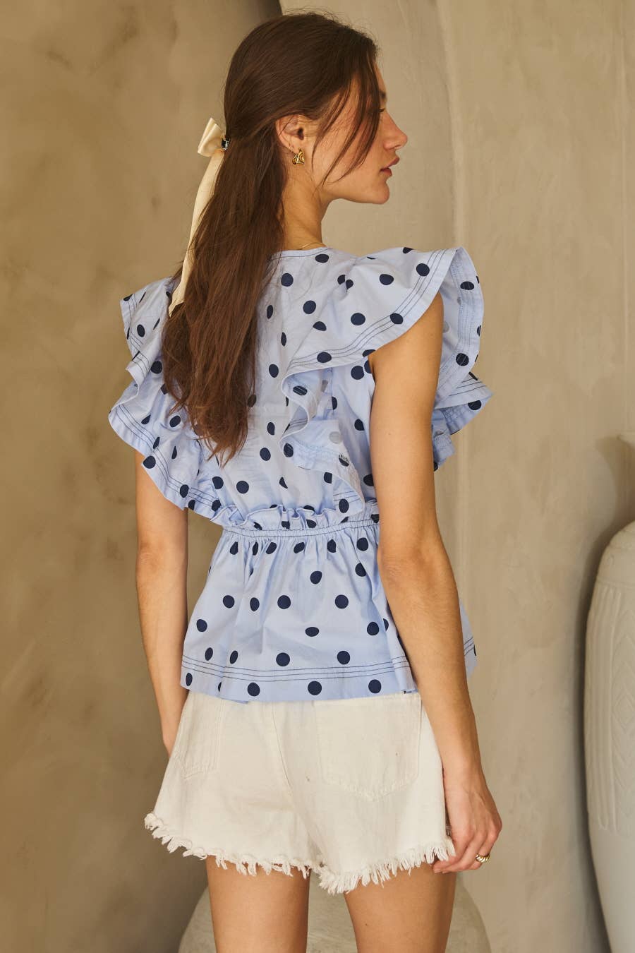 Polka Dot Printed Blouse