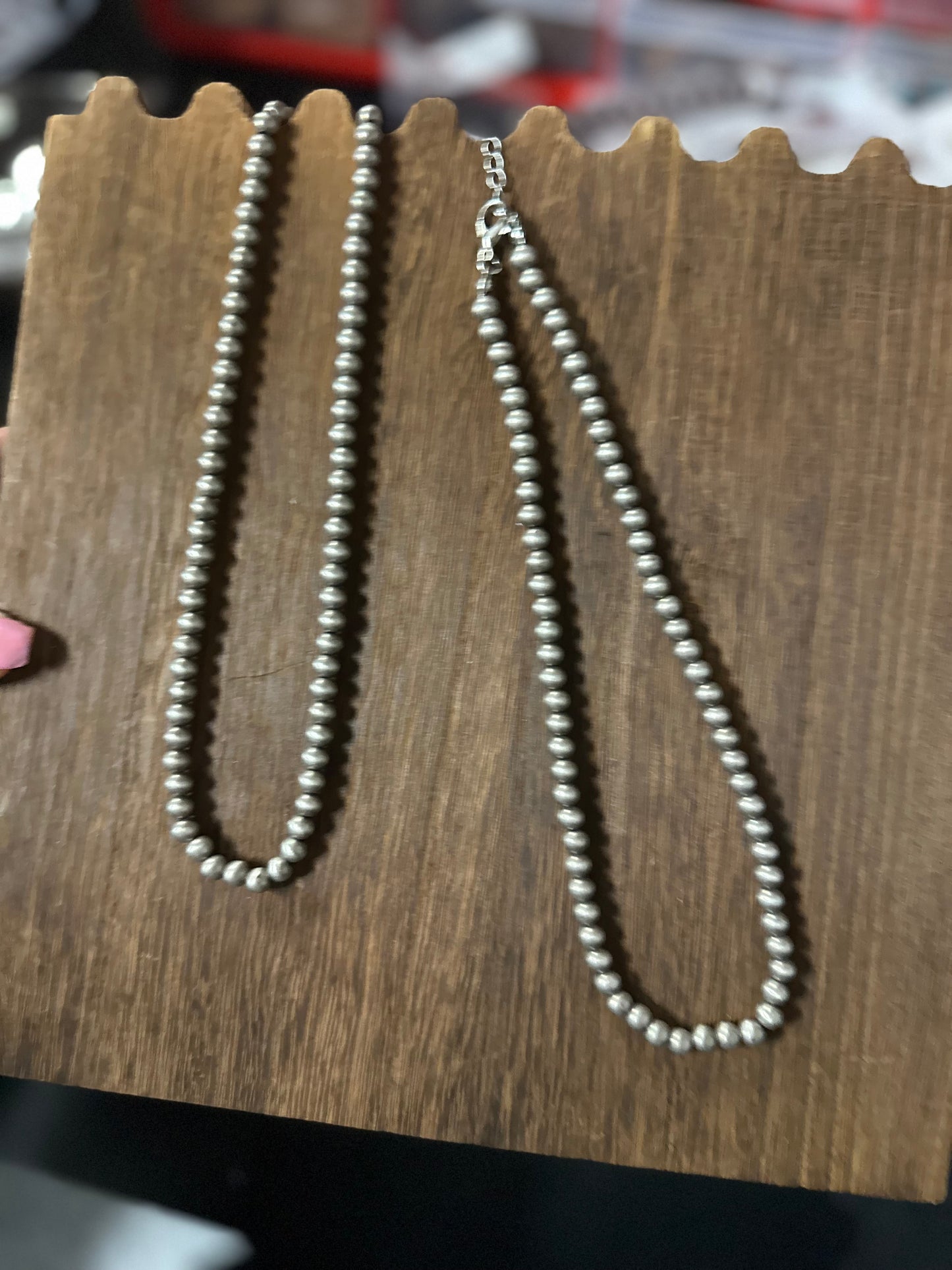 Western 6mm Navajo Style Pearl Necklace