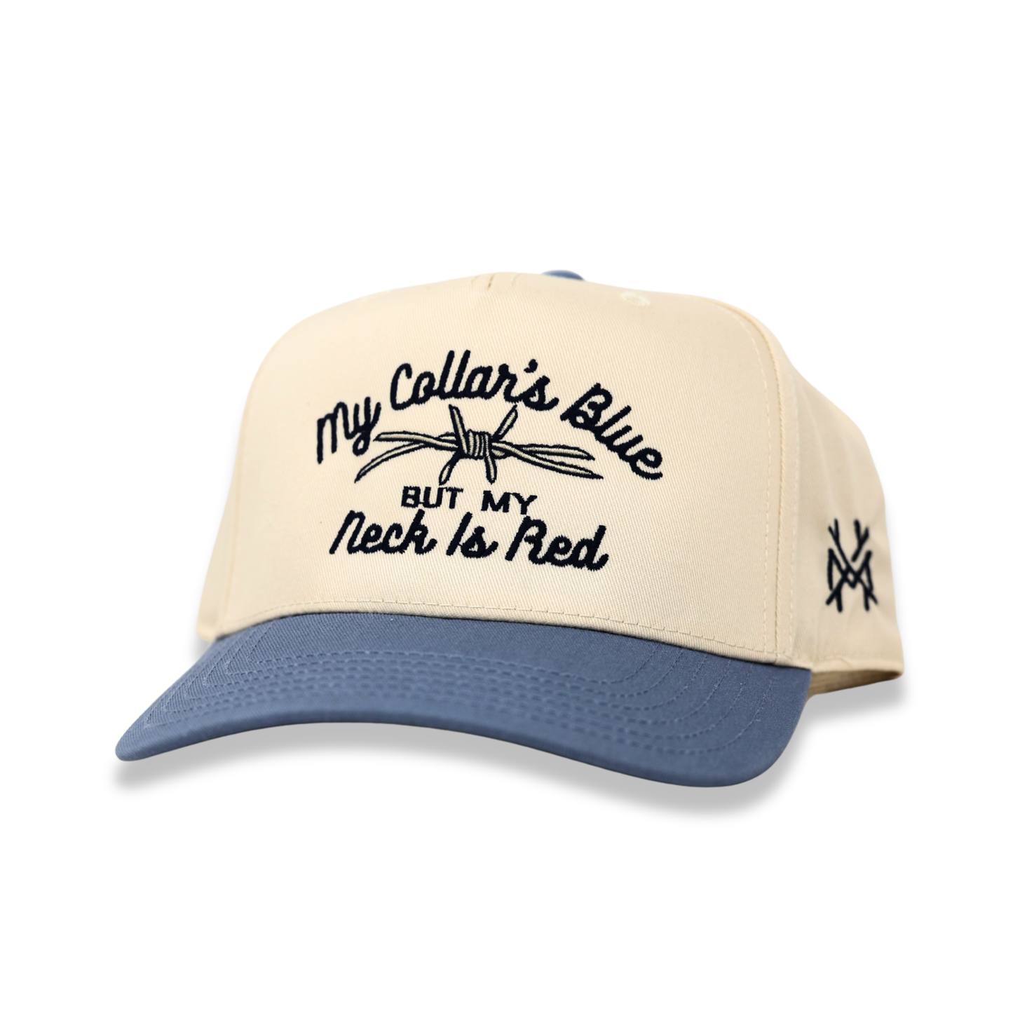 My Collar's Blue but my Neck is Red Trucker Hat