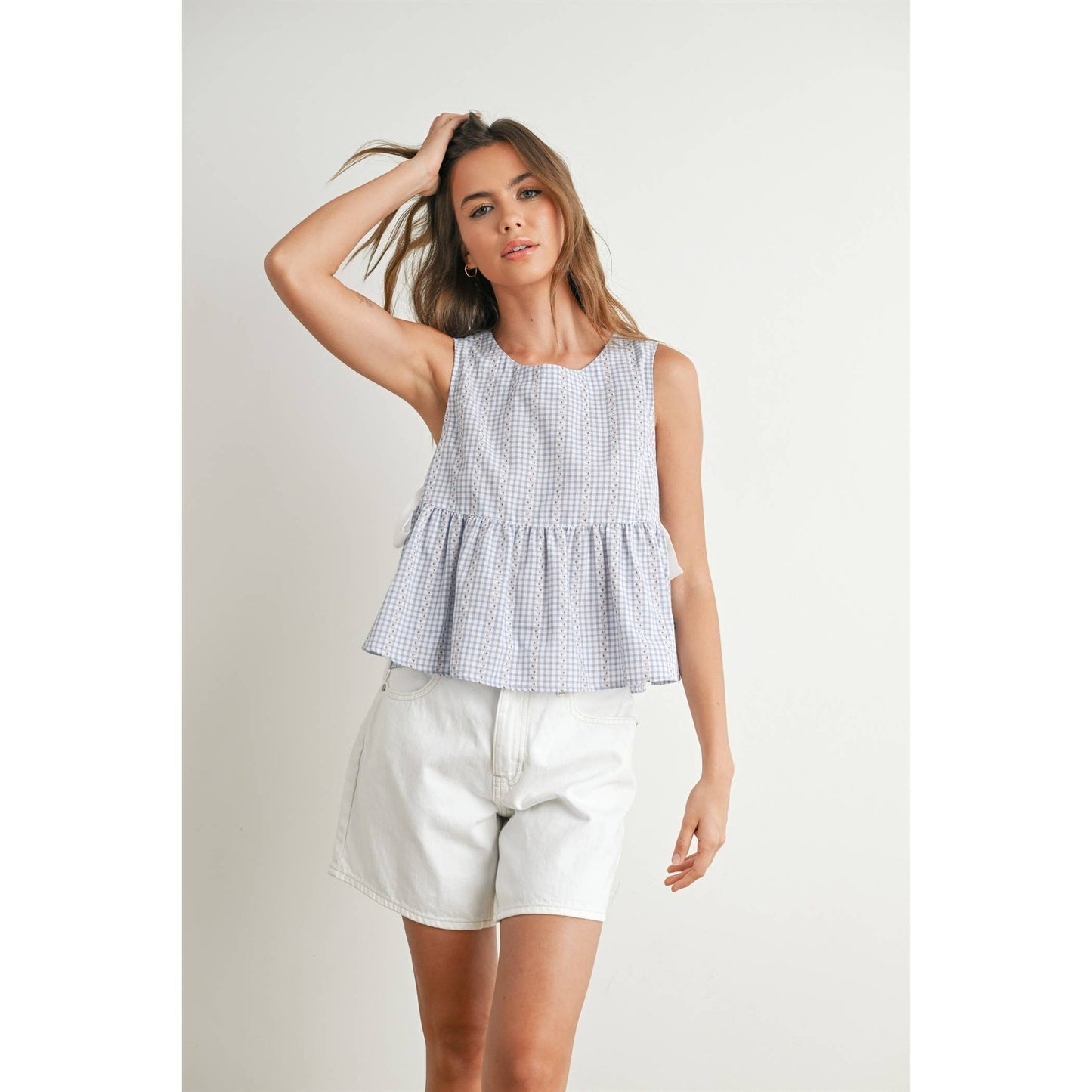 Sky Meadow Peplum Top - BMT7750