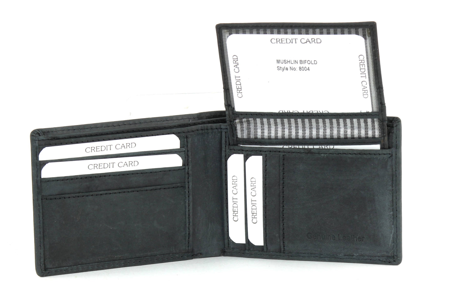 Antique Leather Bi Fold Wallet Style : 8004