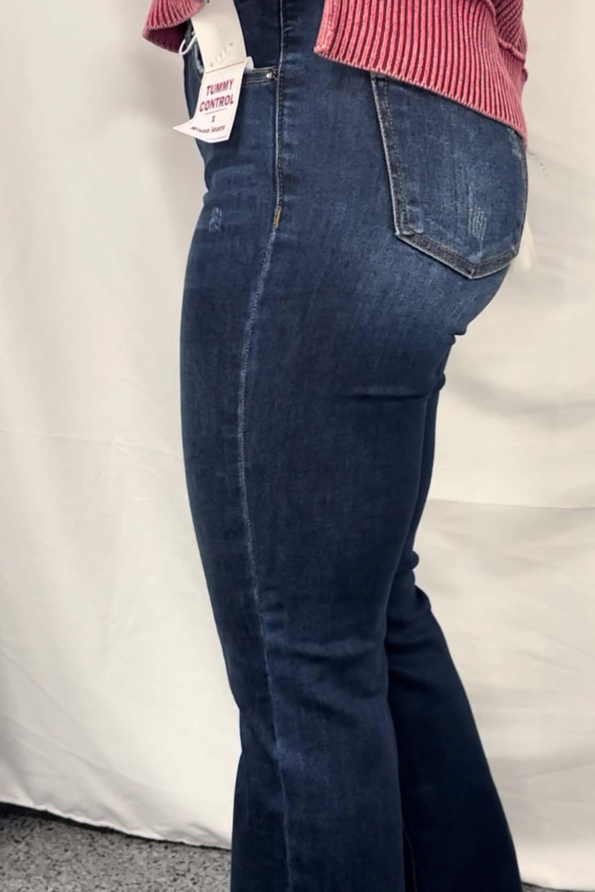 Tummy Control Mid Rise Flare Jeans