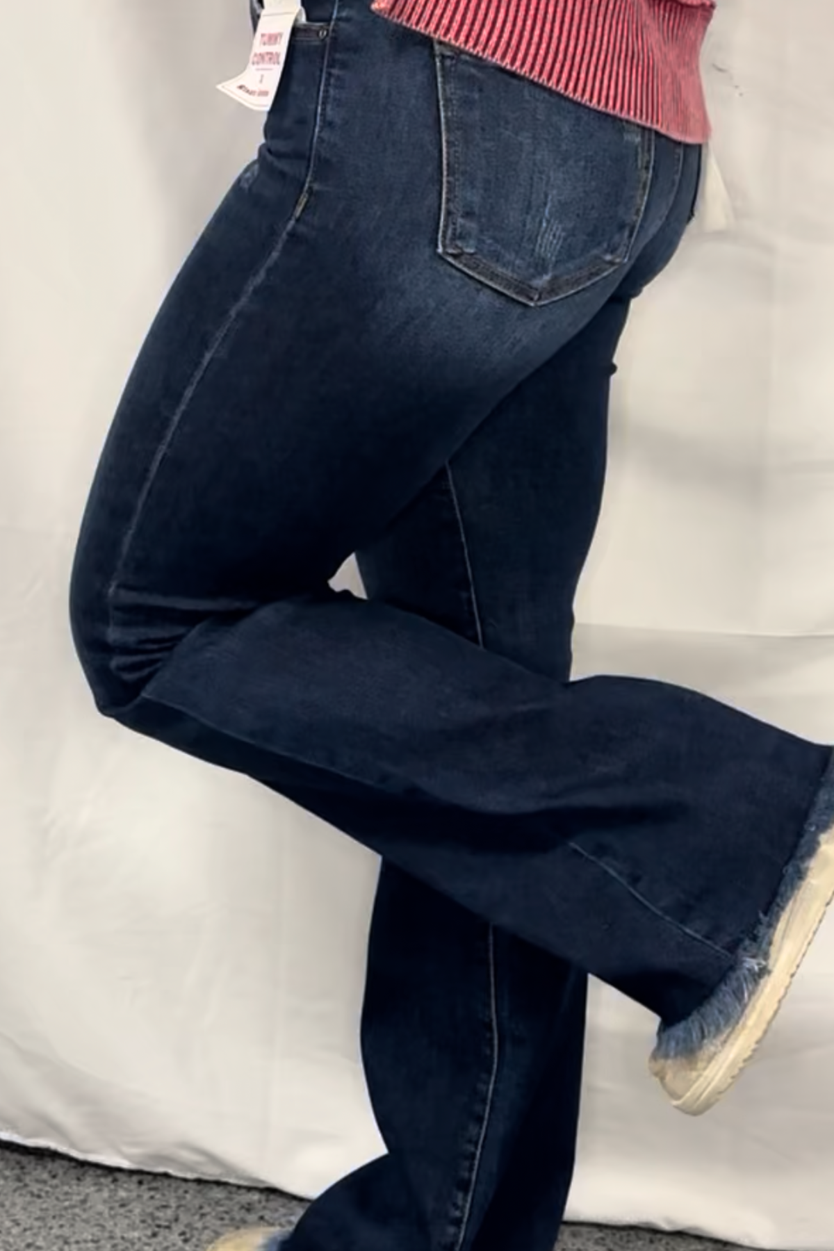 Tummy Control Mid Rise Flare Jeans