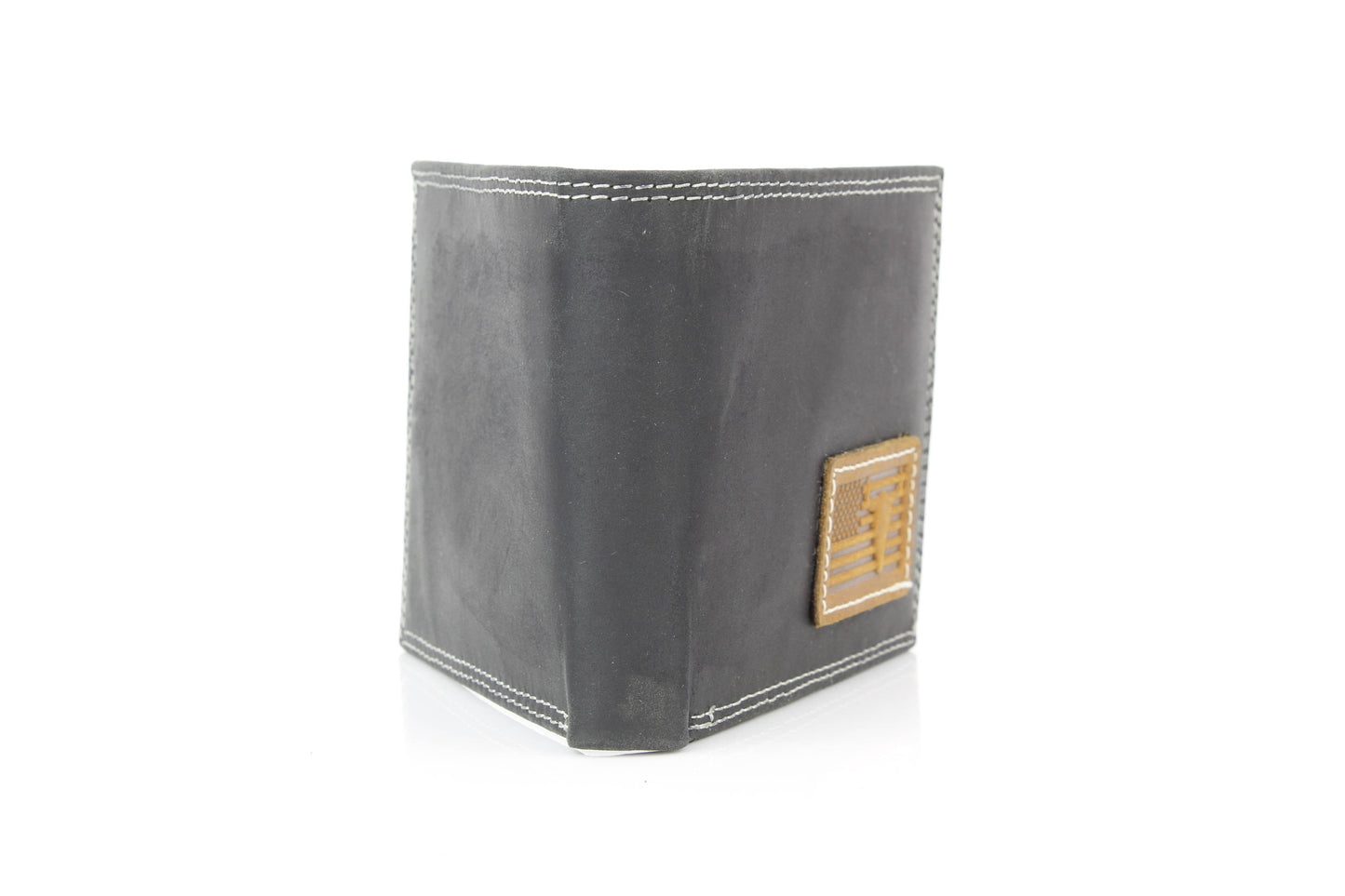 Bi-Fold Wallet with Flag & Bison Skull ABMW 25-2008
