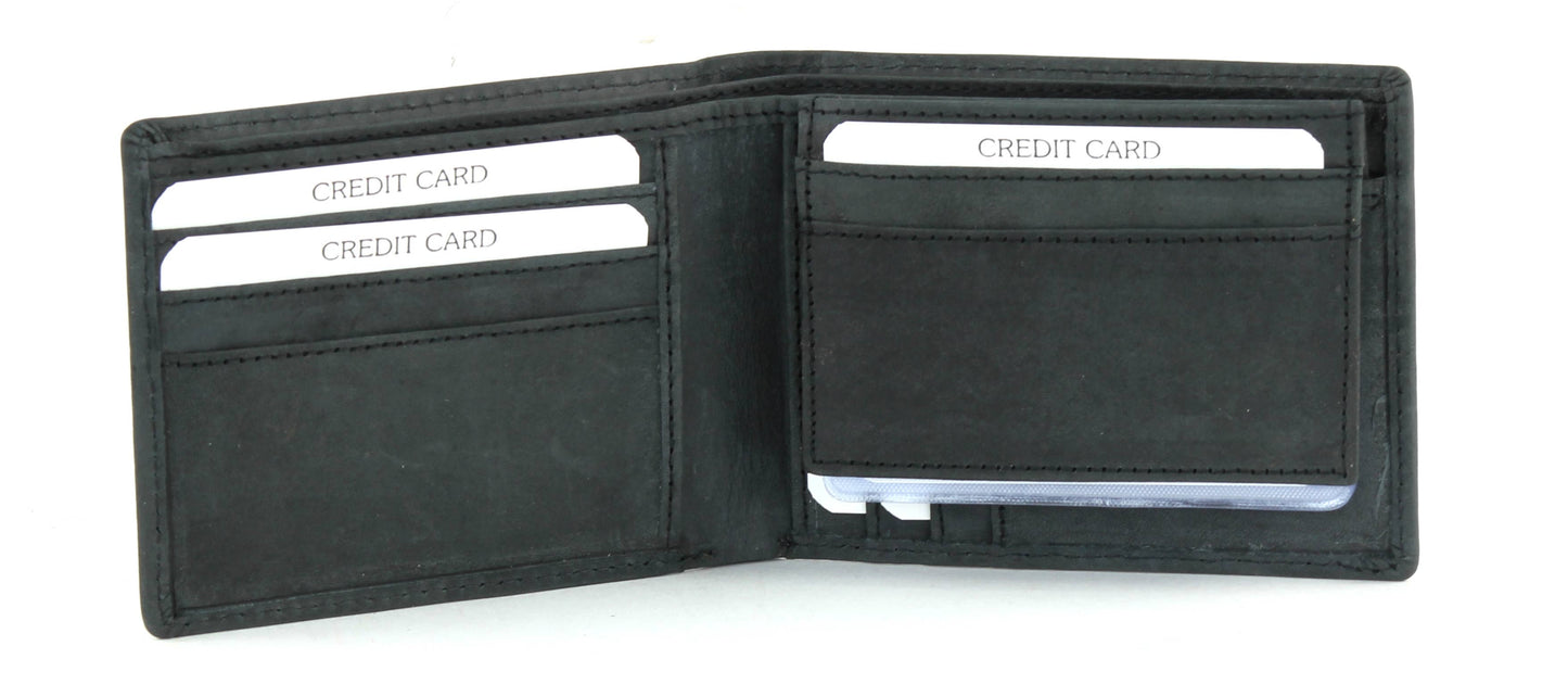 Antique Leather Bi Fold Wallet Style : 8004