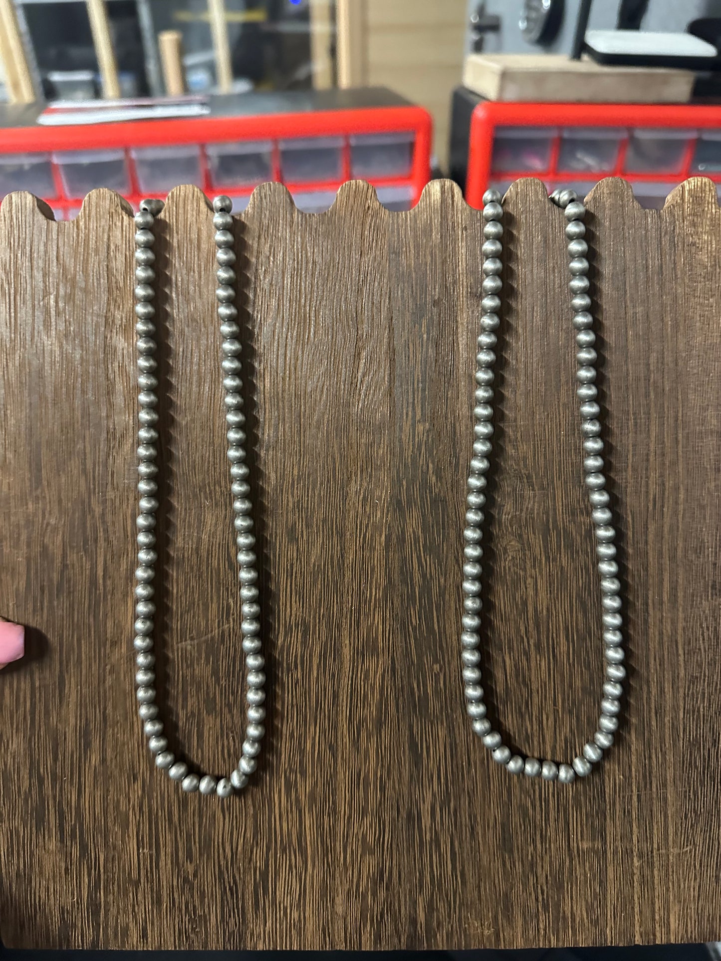 Western 6mm Navajo Style Pearl Necklace