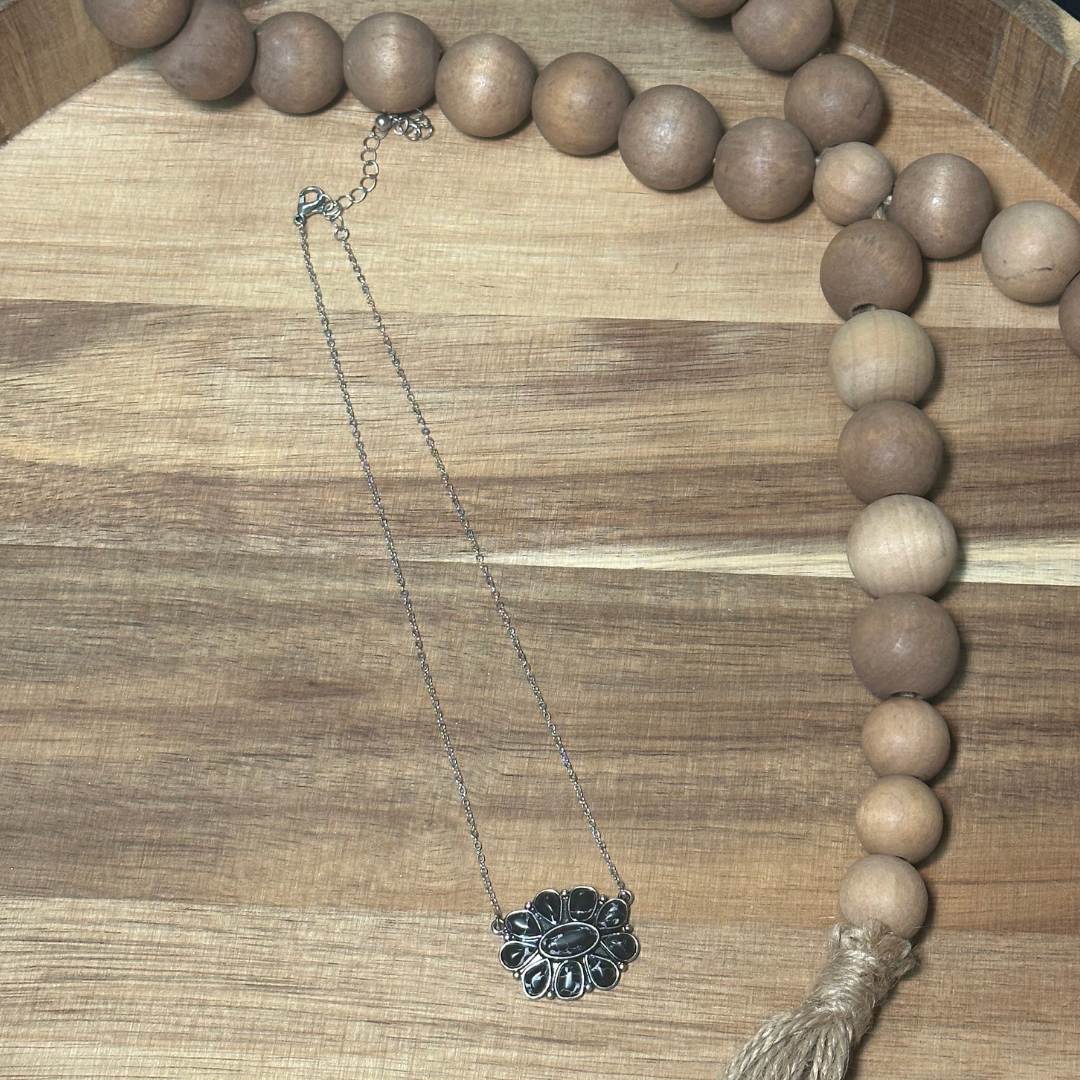 Concho Stone Necklace