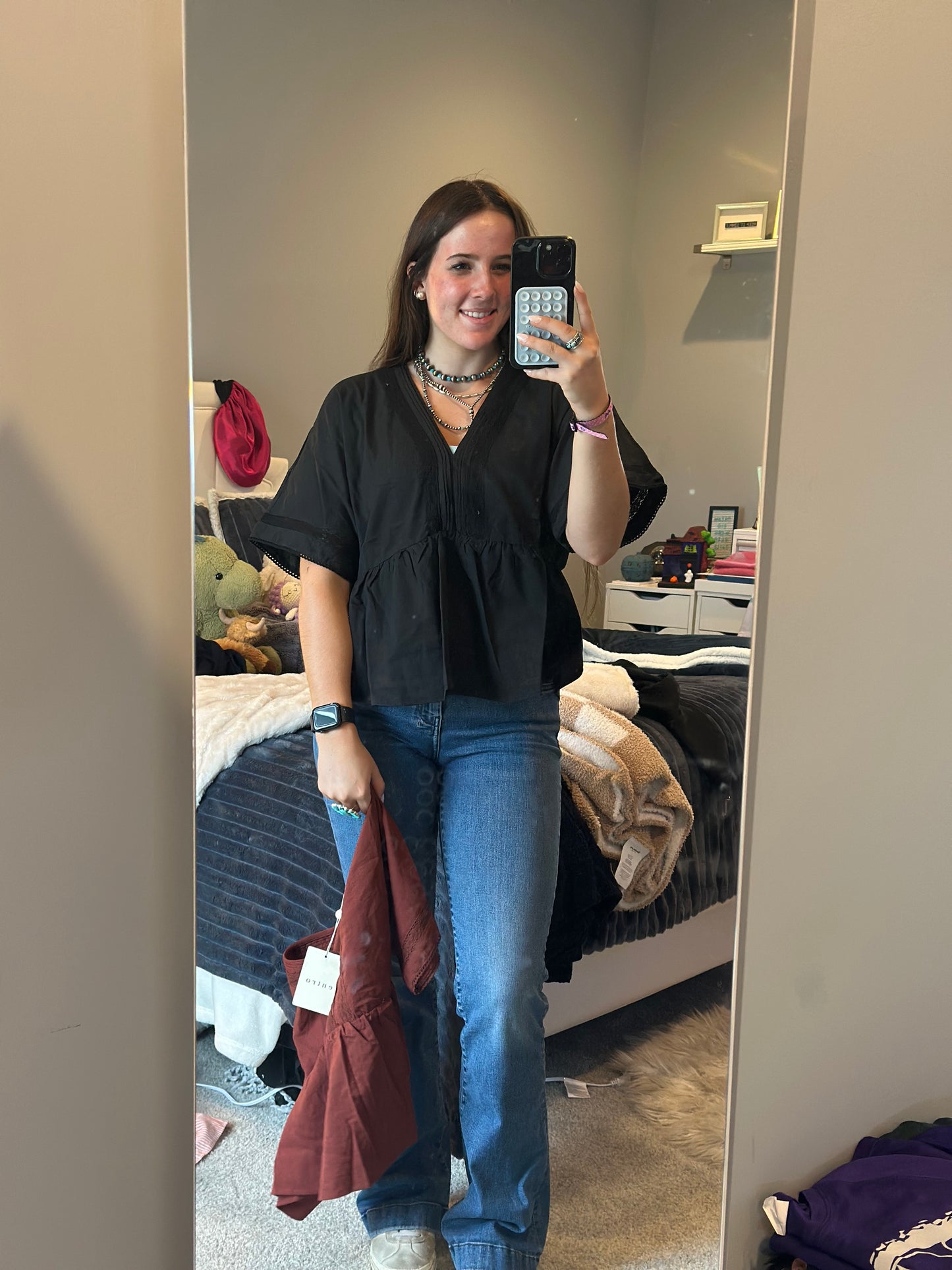 Short Sleeve Peplum top